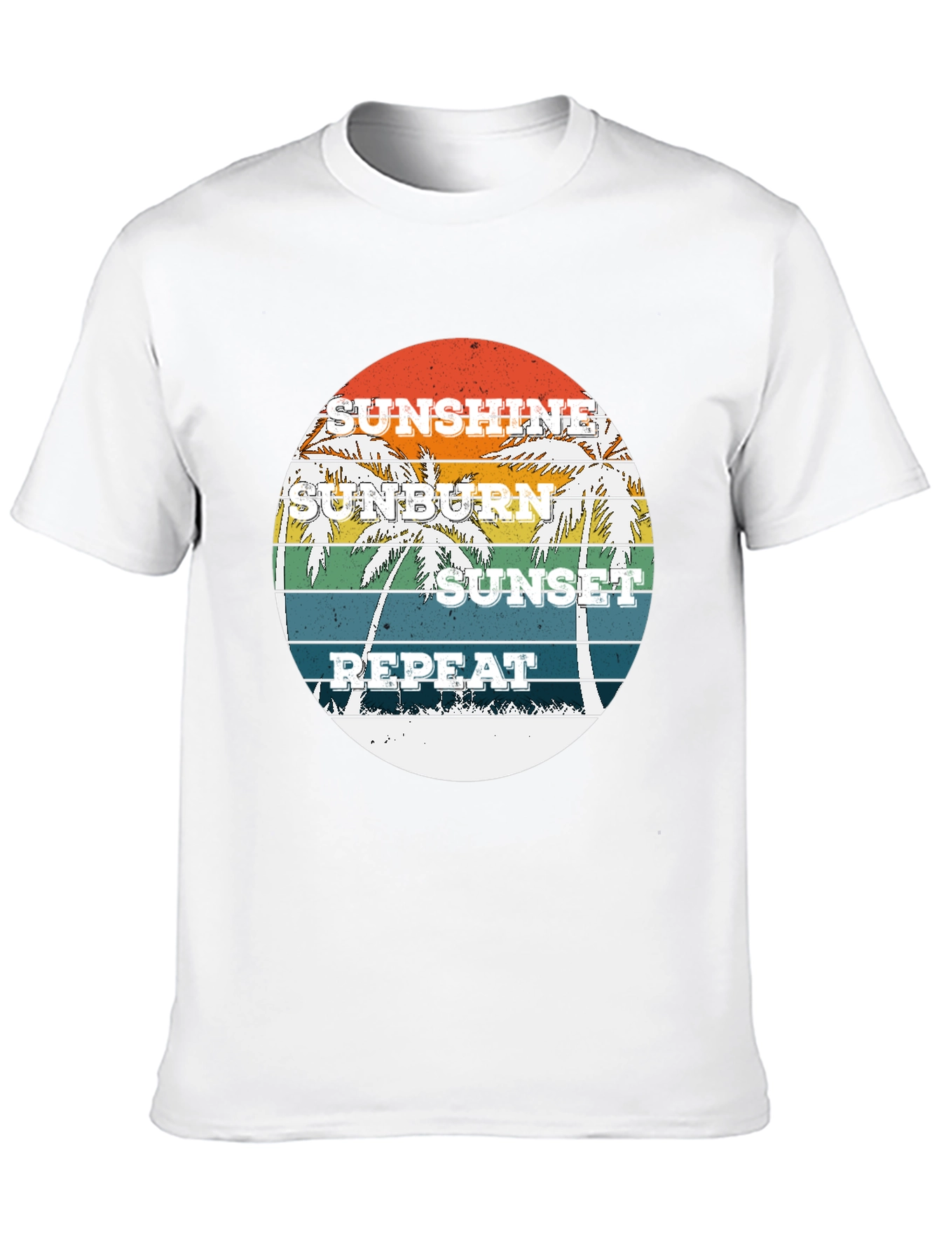 Sunshine Sunburn Sunset Repeat Graphic Tee