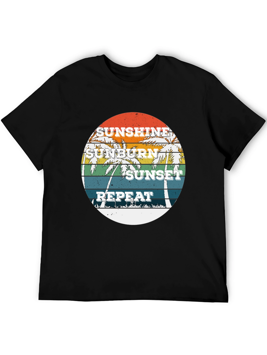 Sunshine Sunburn Sunset Repeat Graphic Tee