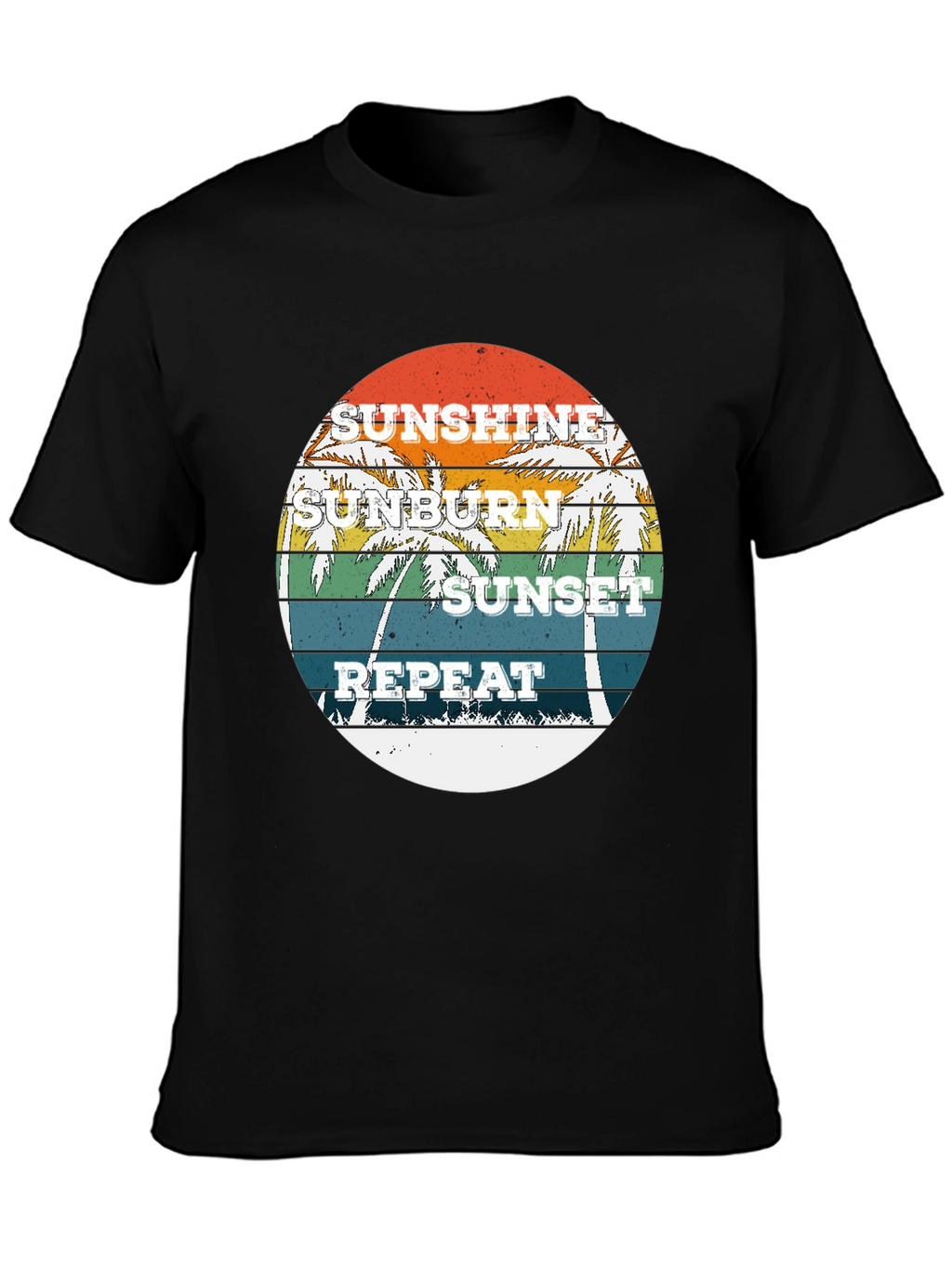 Sunshine Sunburn Sunset Repeat Graphic Tee