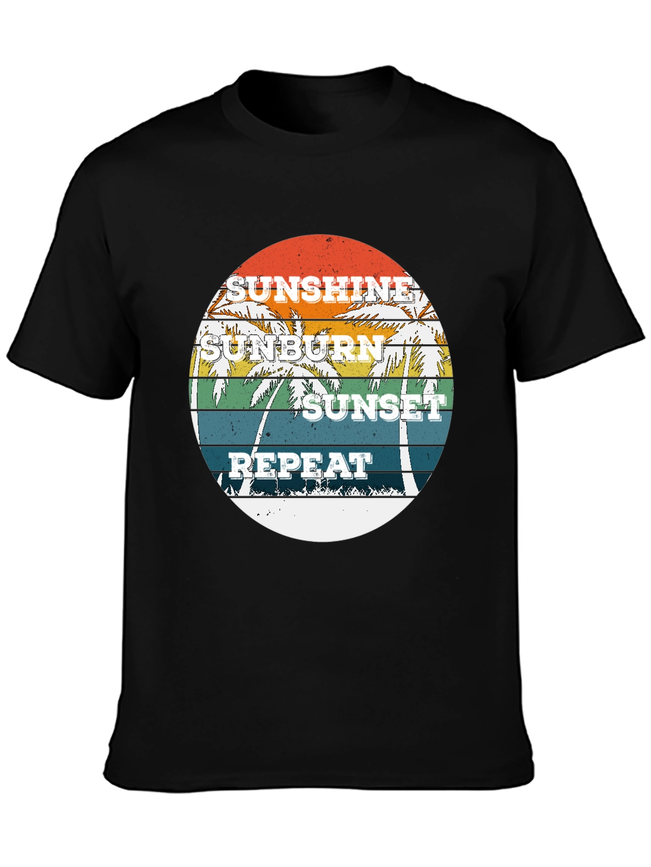 Sunshine Sunburn Sunset Repeat Graphic Tee
