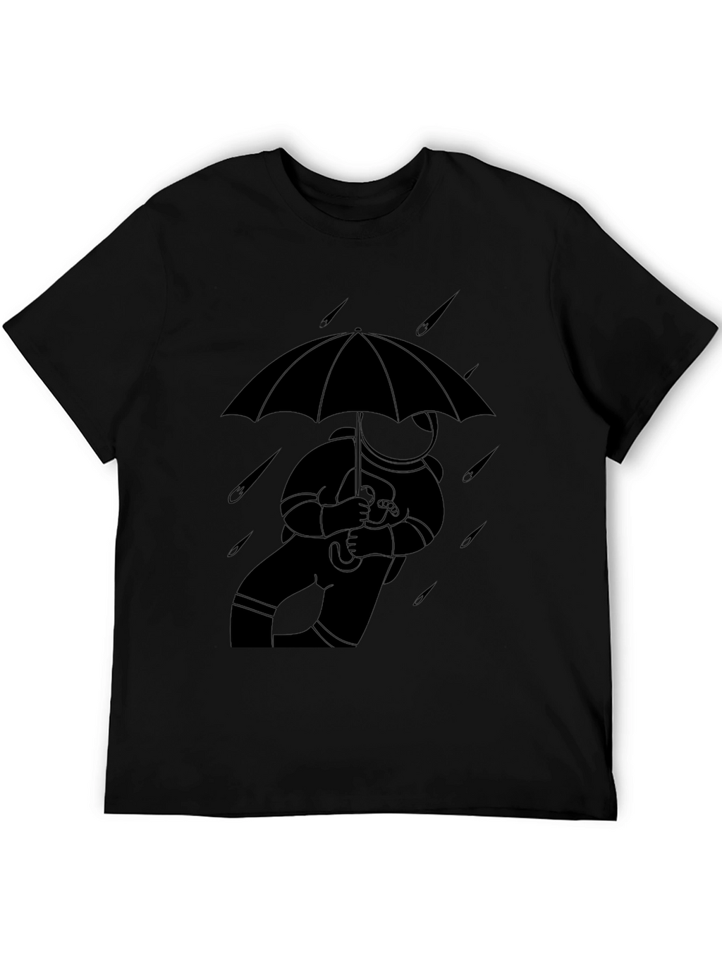 Astronaut Umbrella T-Shirt - Stylish Space Tee