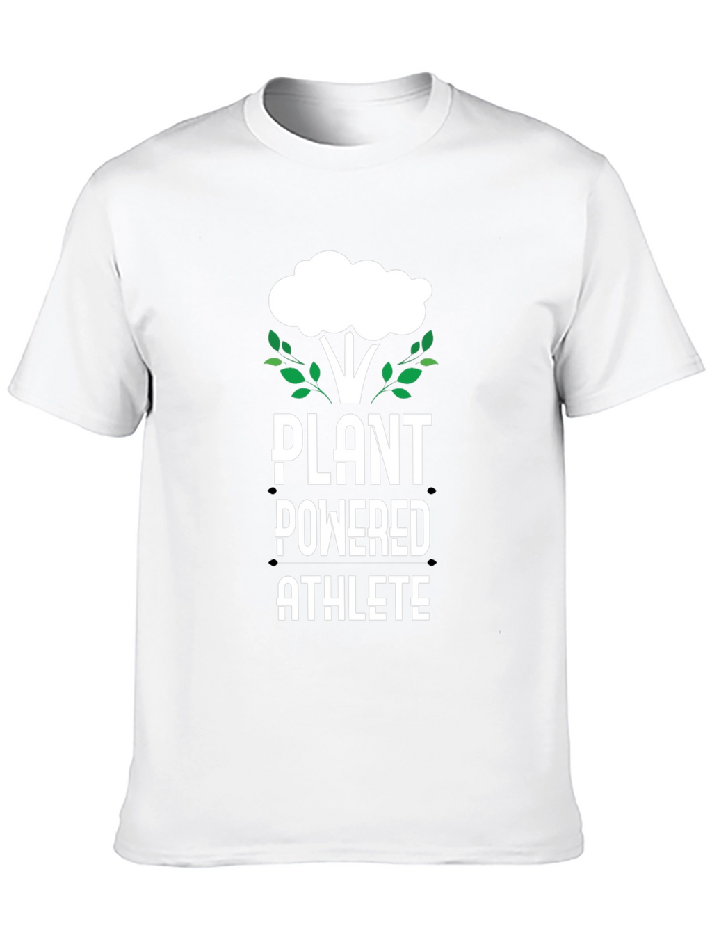 Plant Powered Athlete Black T-Shirt