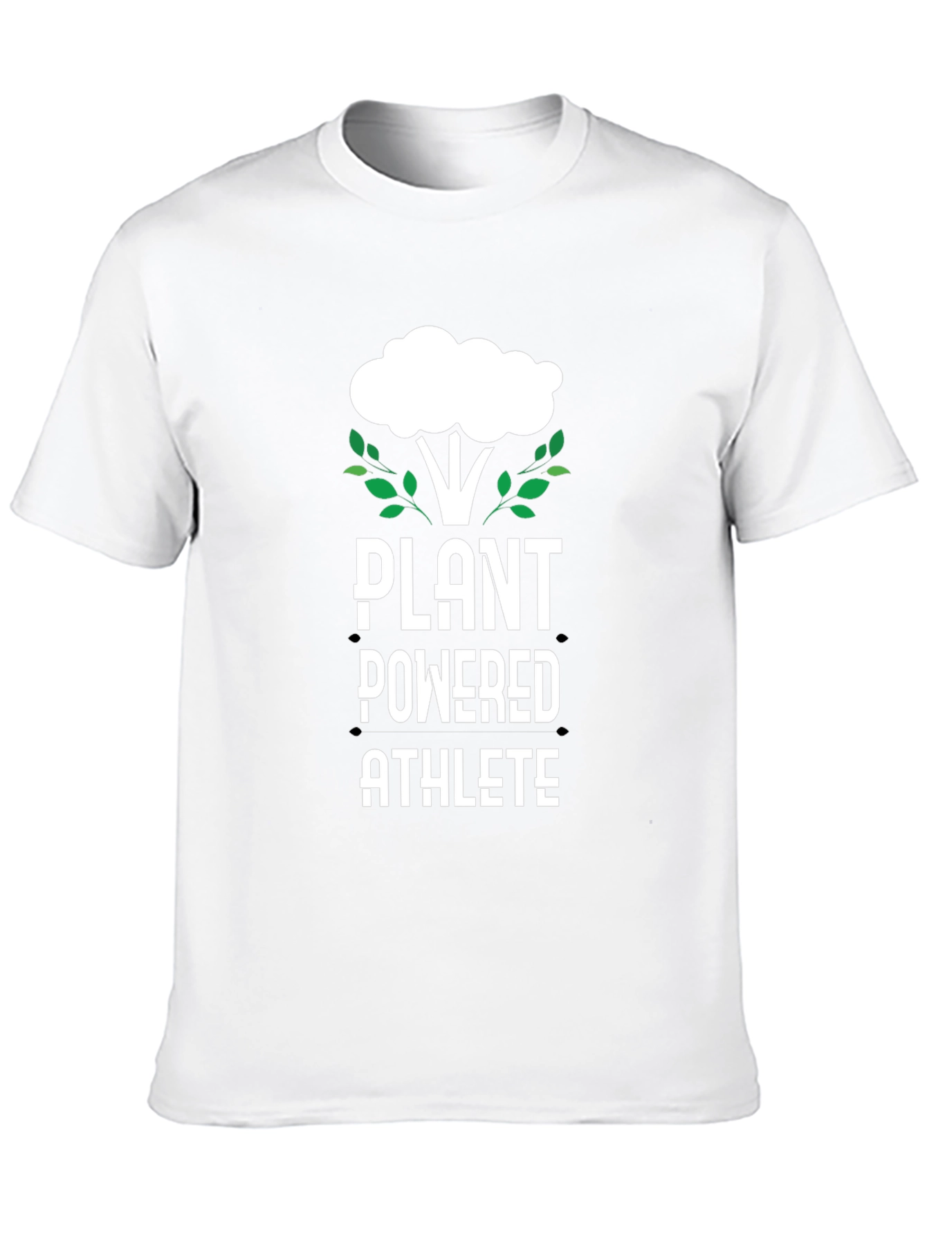 Plant Powered Athlete Black T-Shirt