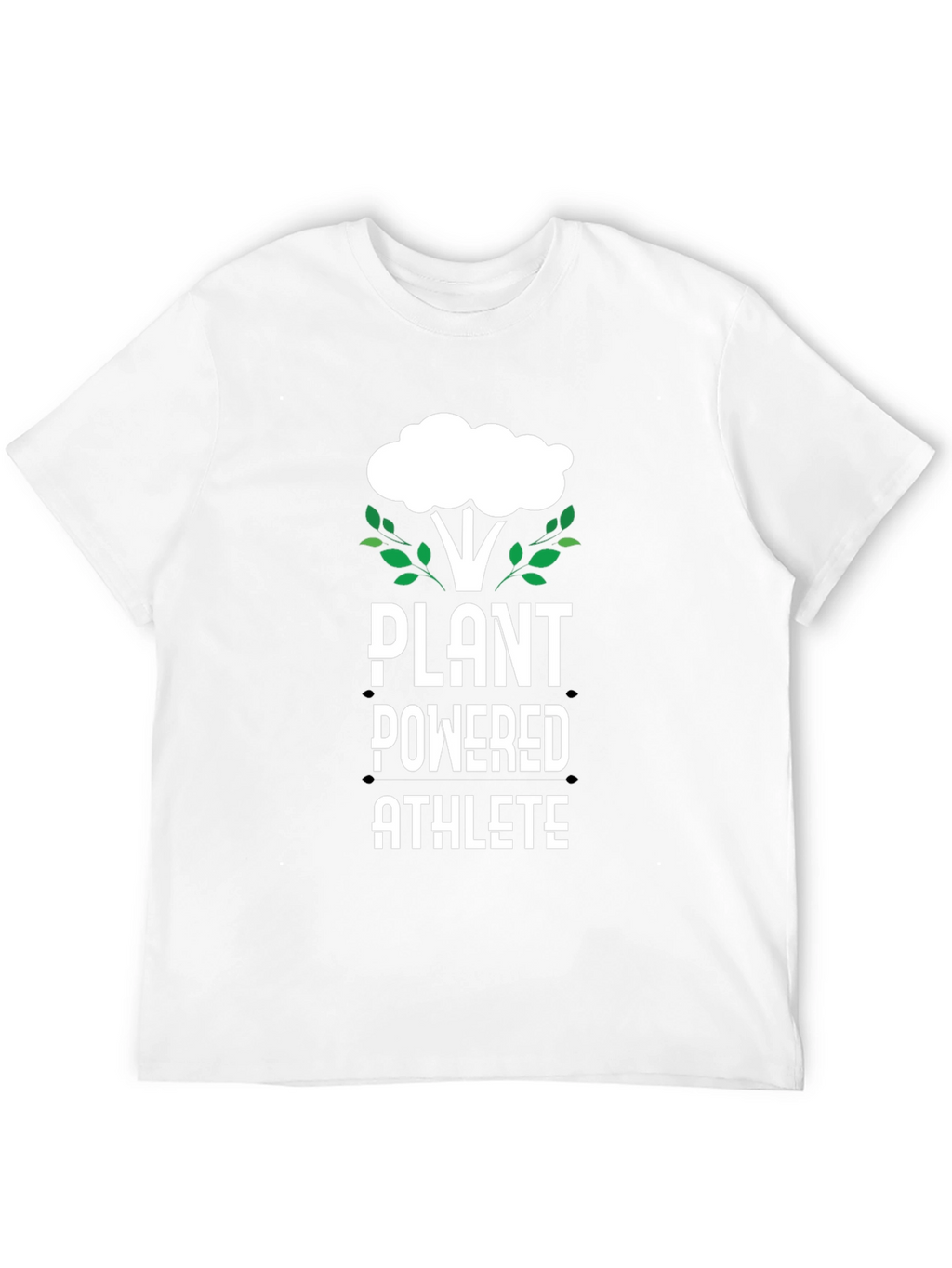 Plant Powered Athlete Black T-Shirt
