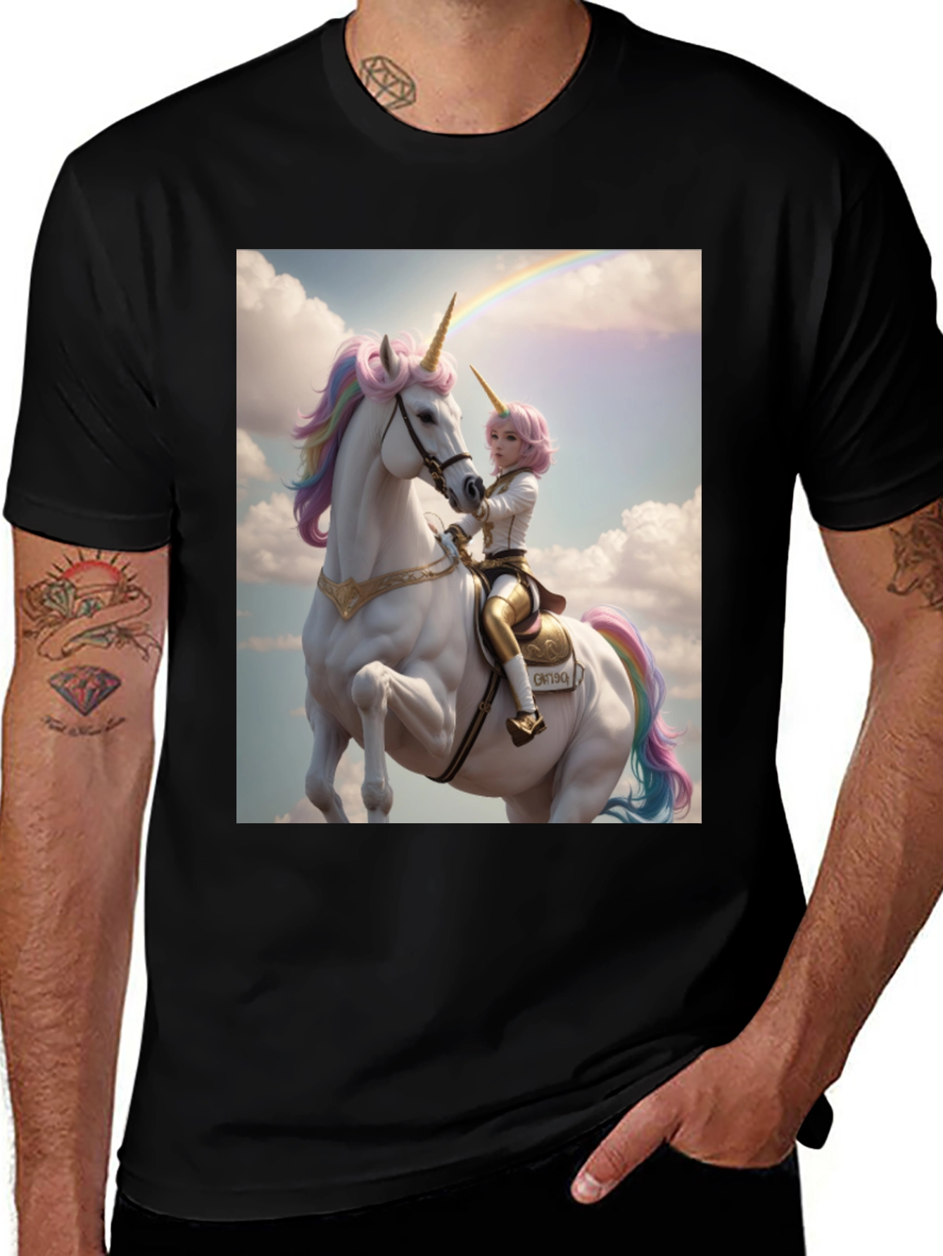 Unicorn & Rider Graphic Tee