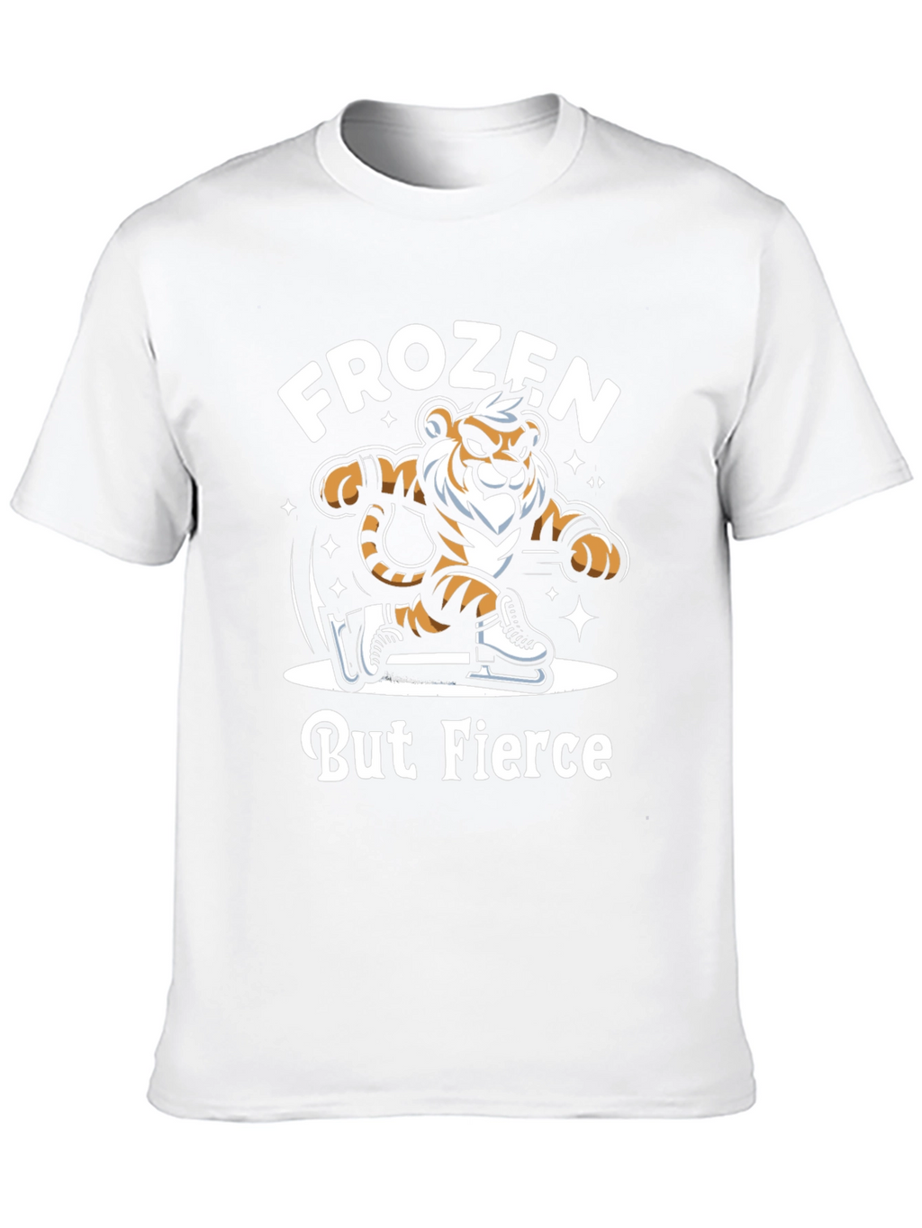 Frozen But Fierce Tiger Graphic Tee