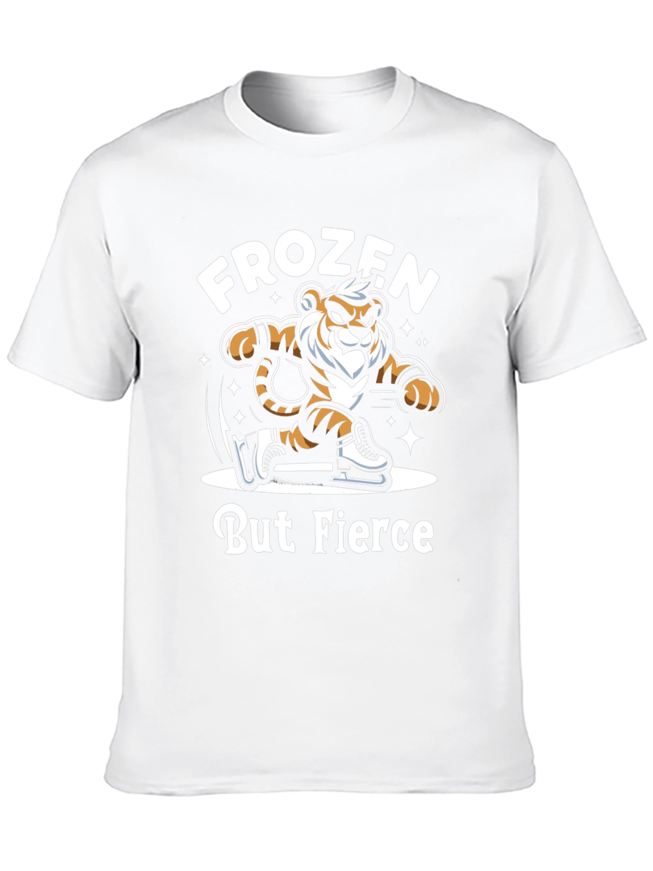 Frozen But Fierce Tiger Graphic Tee