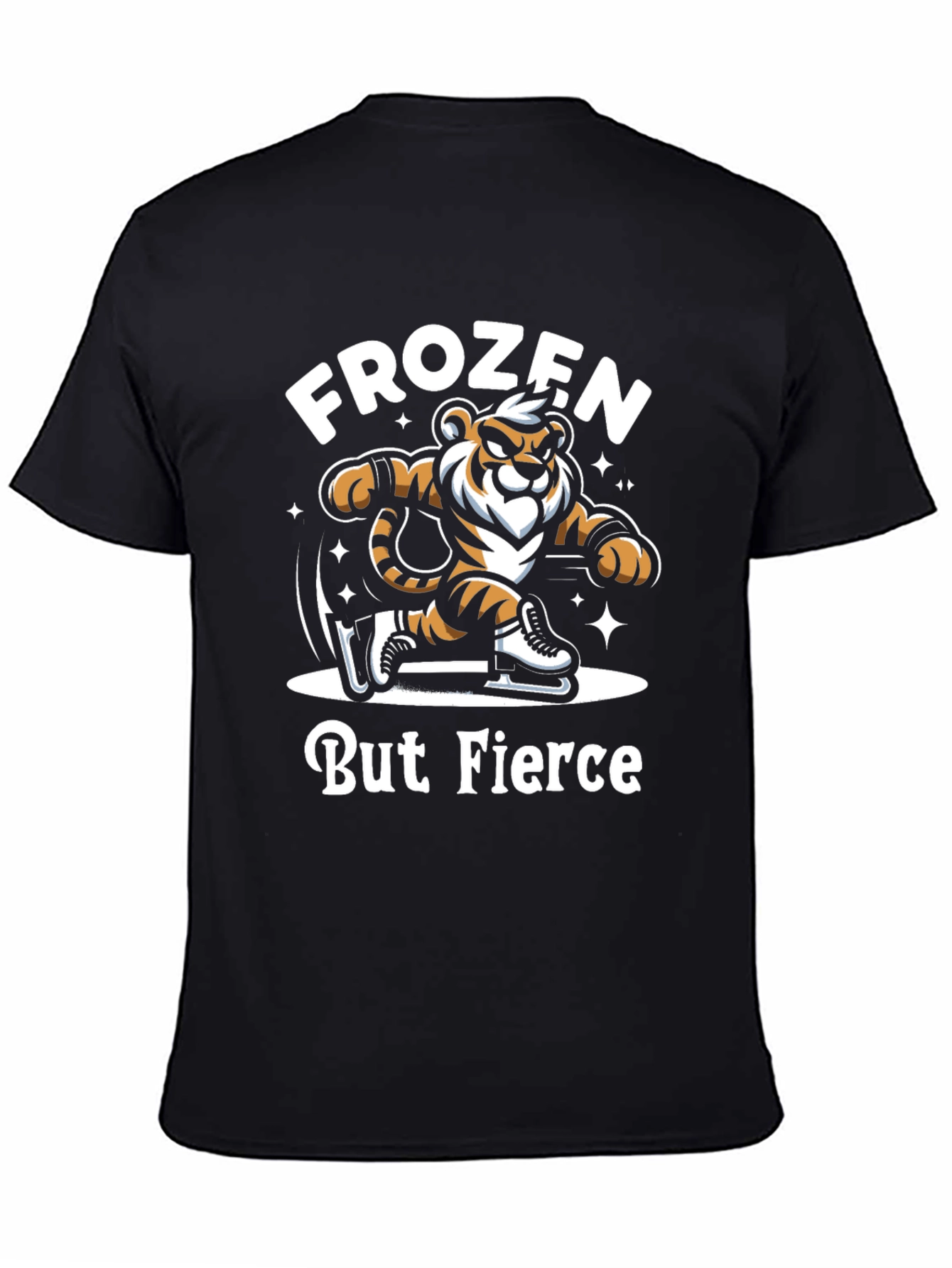 Frozen But Fierce Tiger Graphic Tee