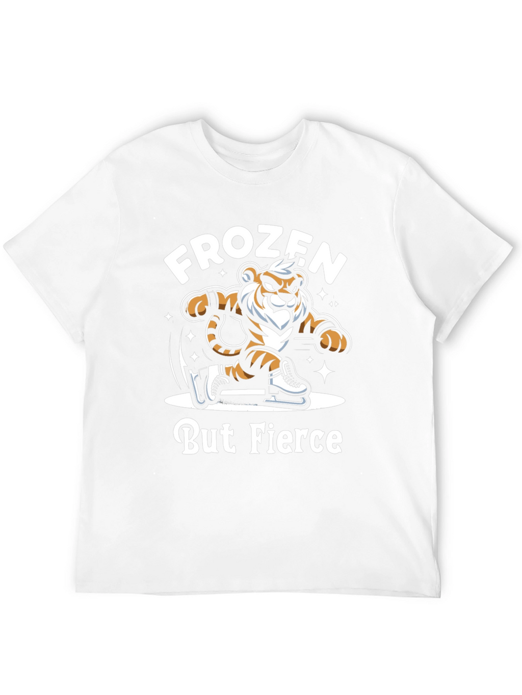 Frozen But Fierce Tiger Graphic Tee