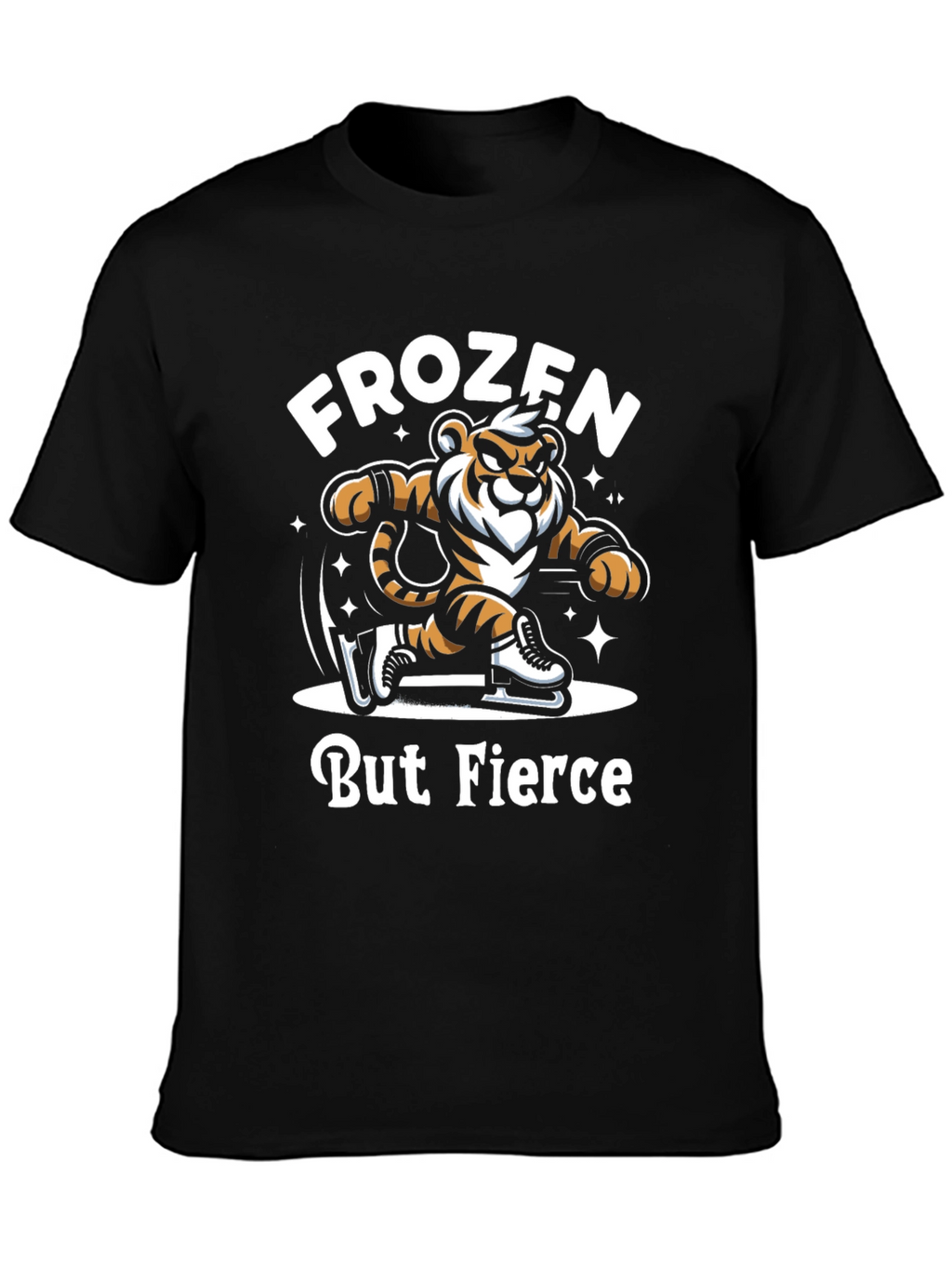 Frozen But Fierce Tiger Graphic Tee