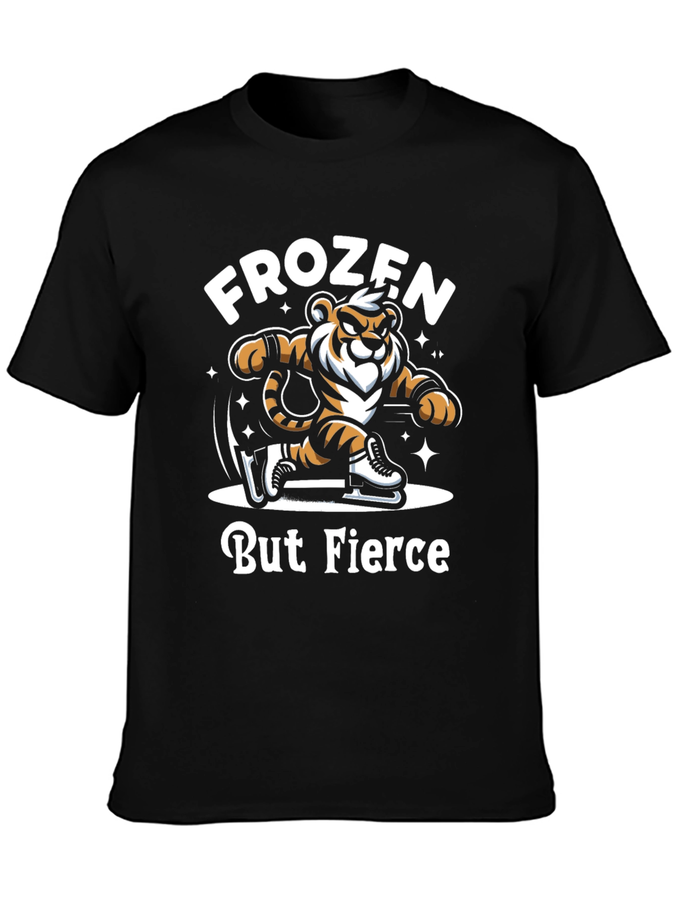 Frozen But Fierce Tiger Graphic Tee
