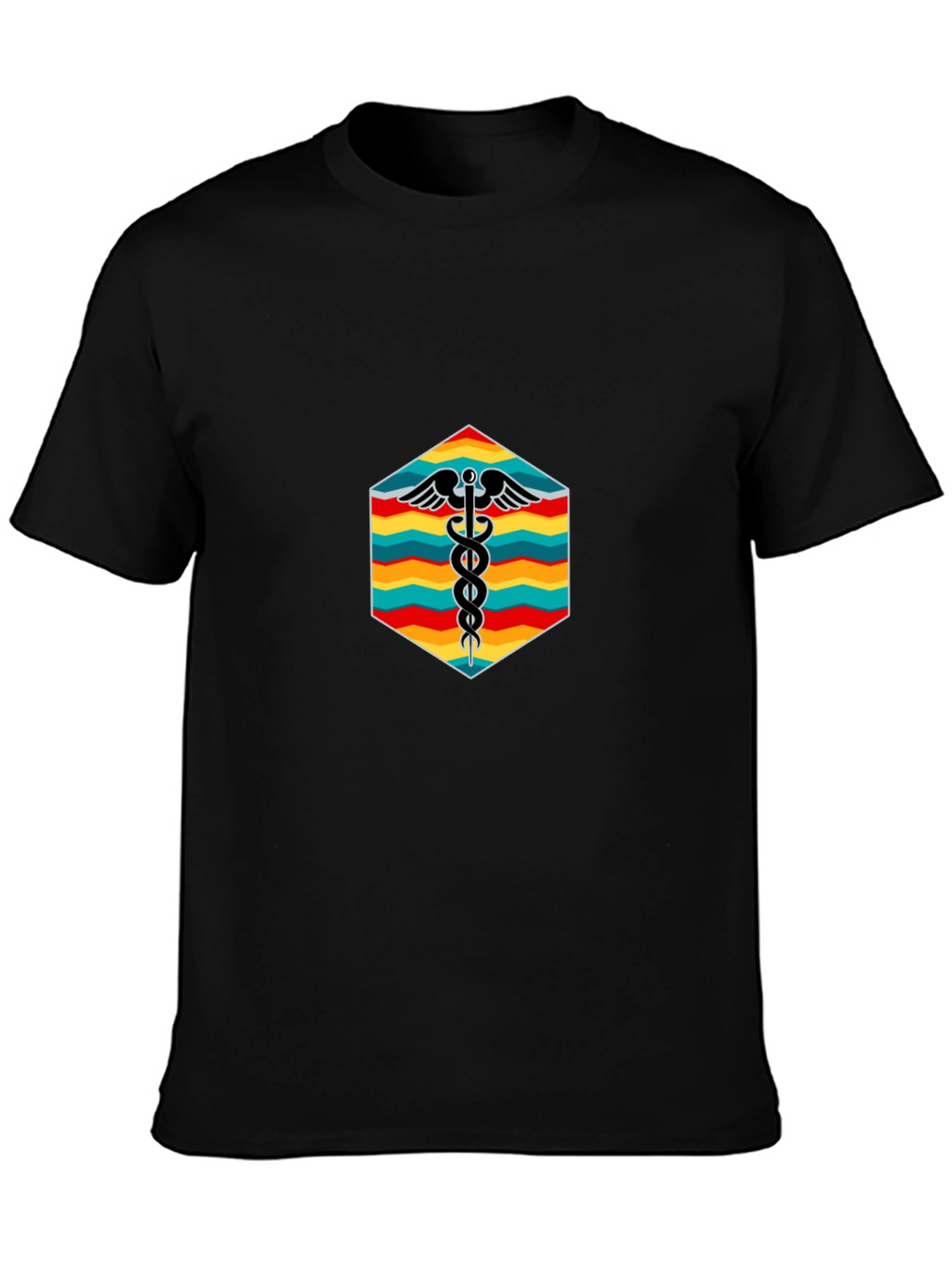 Retro Medical Caduceus T-Shirt
