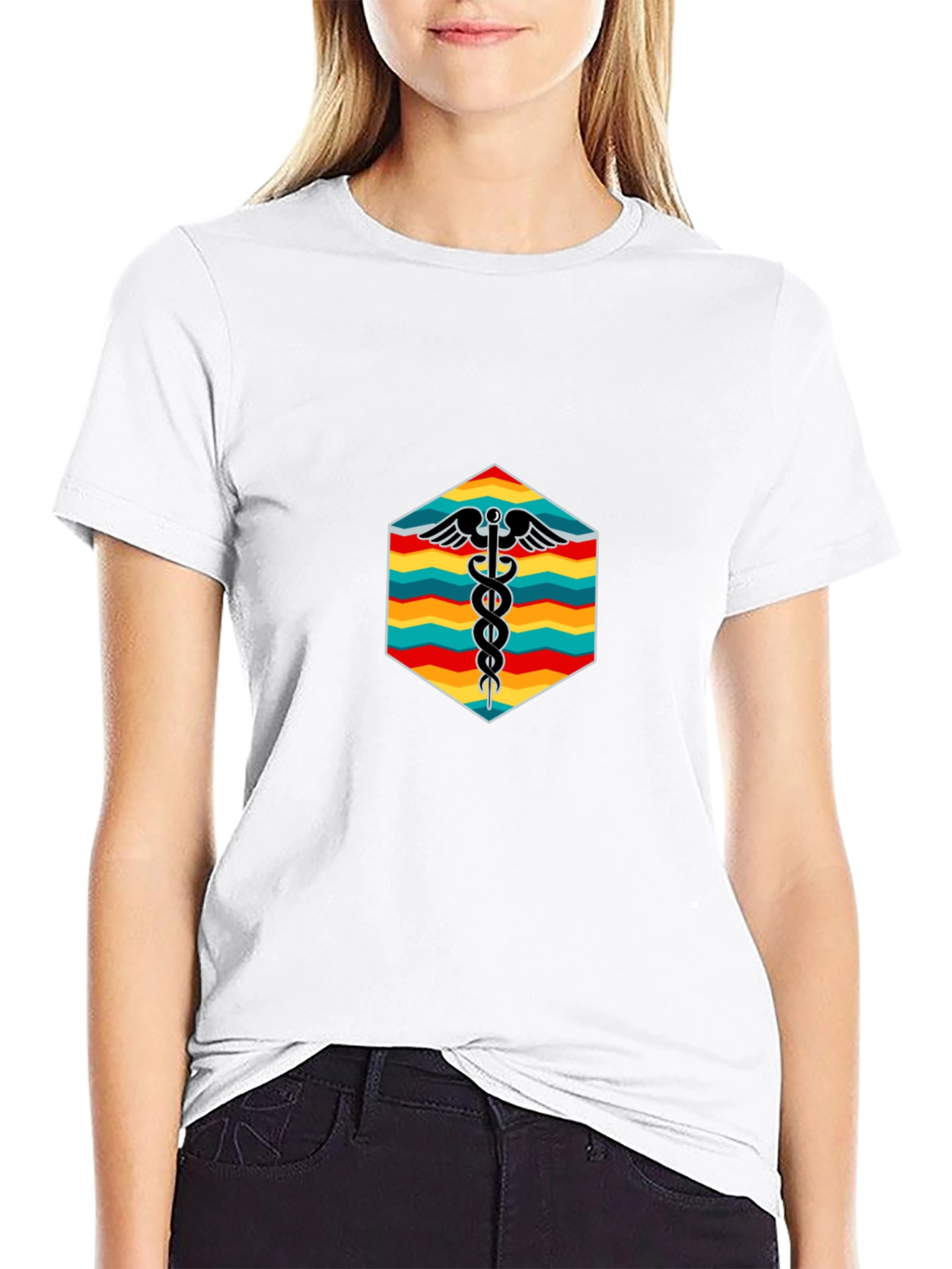 Retro Medical Caduceus T-Shirt