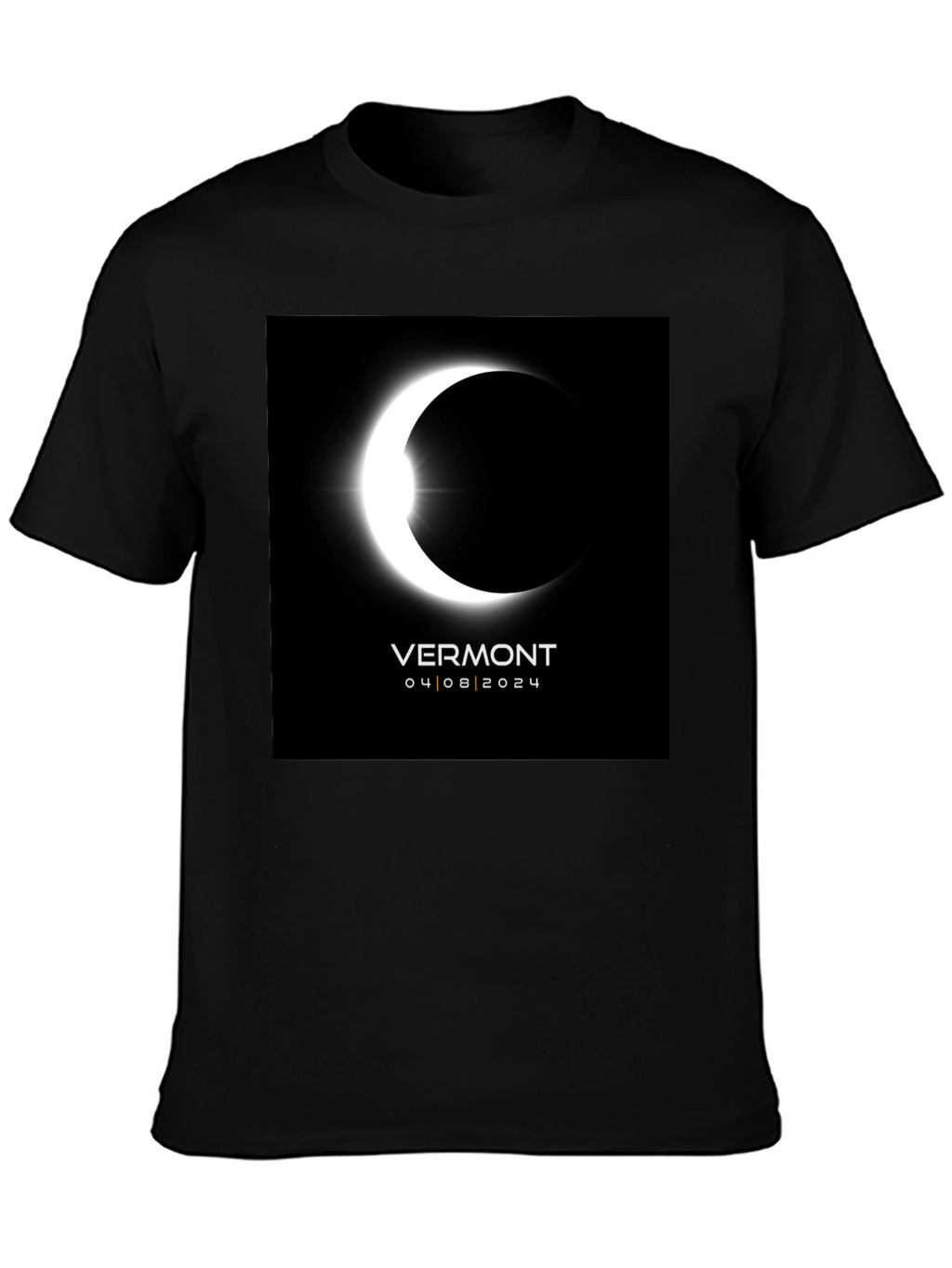 Vermont Eclipse 2024 T-Shirt - Total Solar Eclipse Souvenir