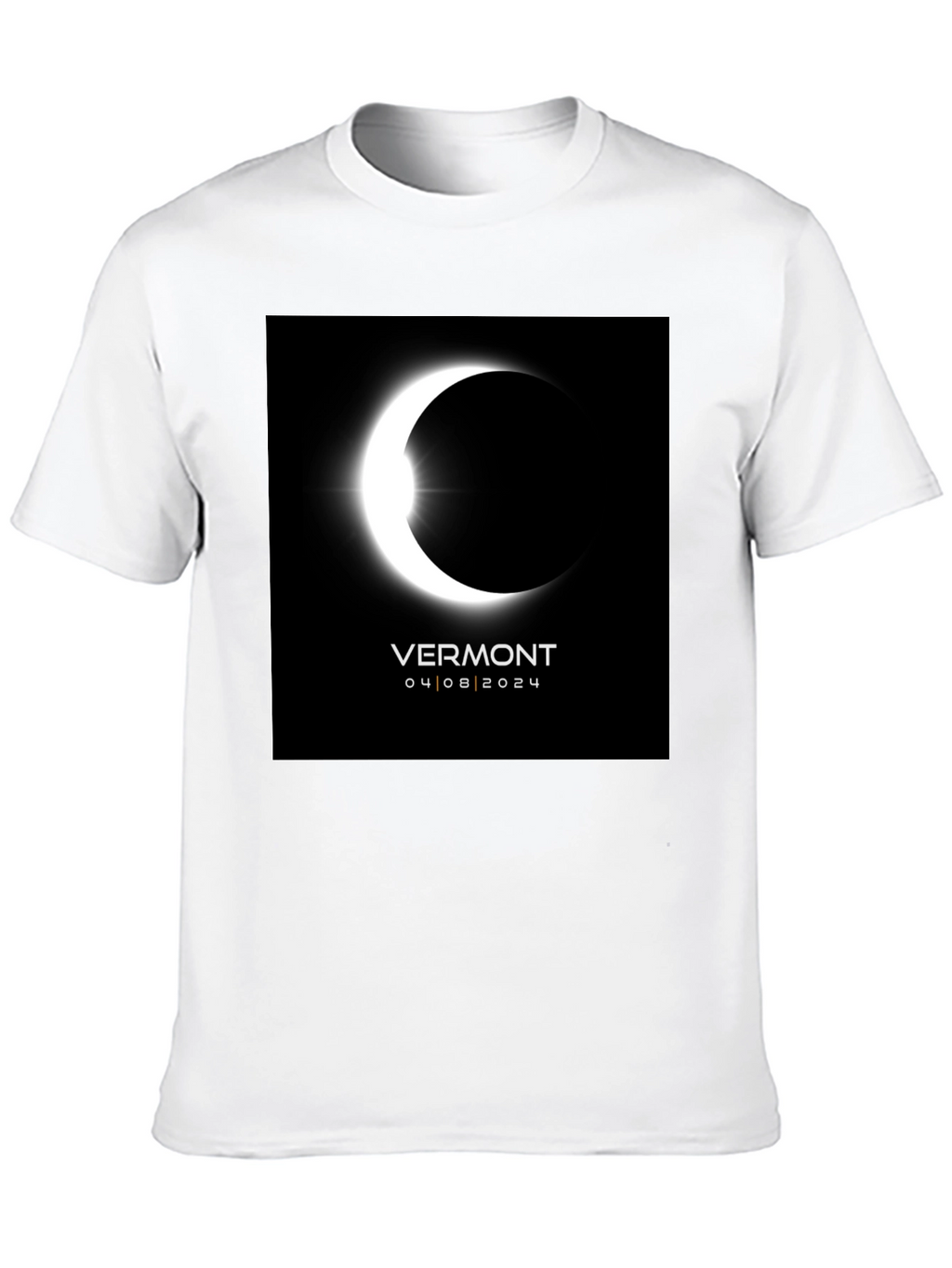 Vermont Eclipse 2024 T-Shirt - Total Solar Eclipse Souvenir