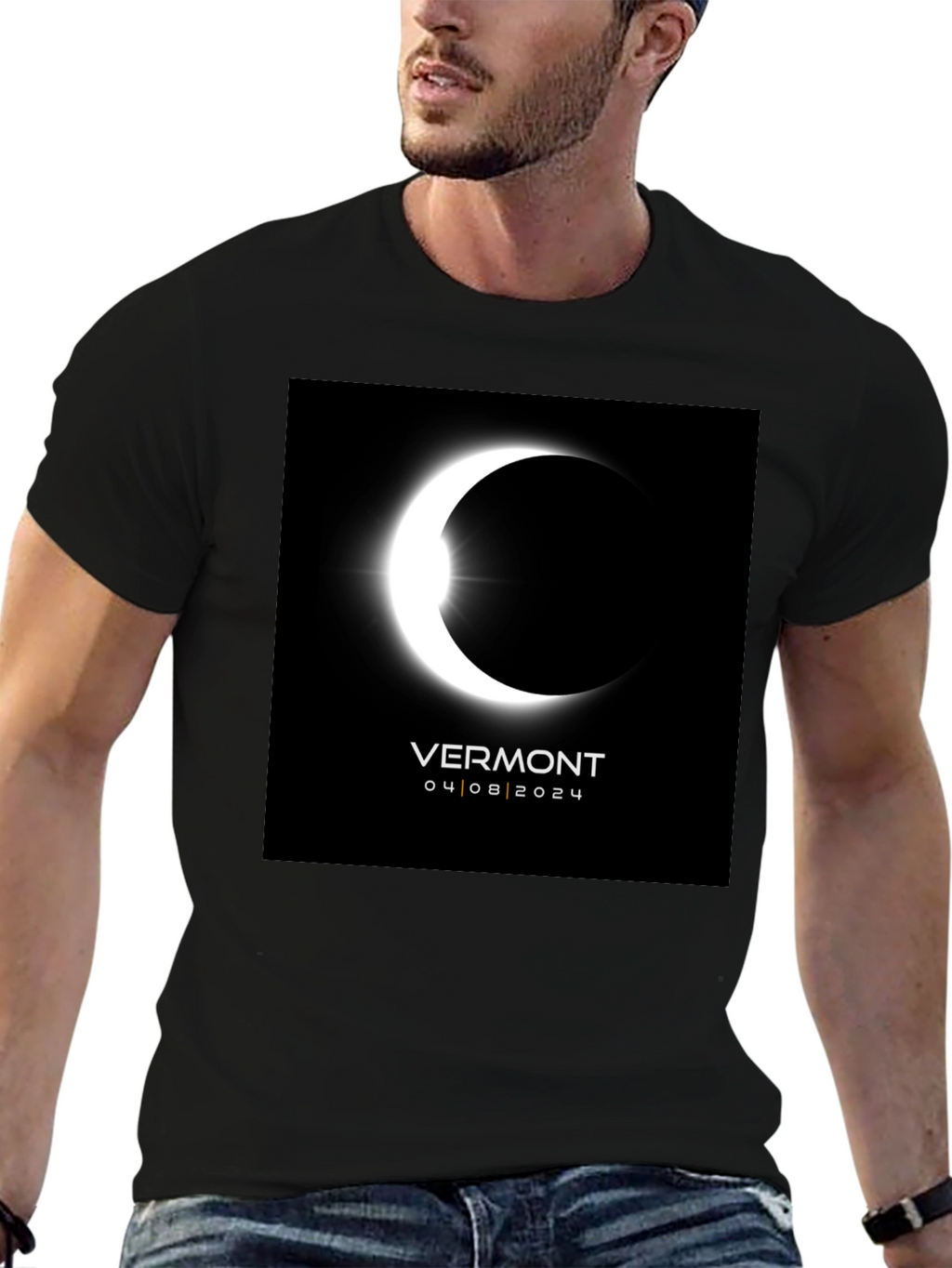 Vermont Eclipse 2024 T-Shirt - Total Solar Eclipse Souvenir