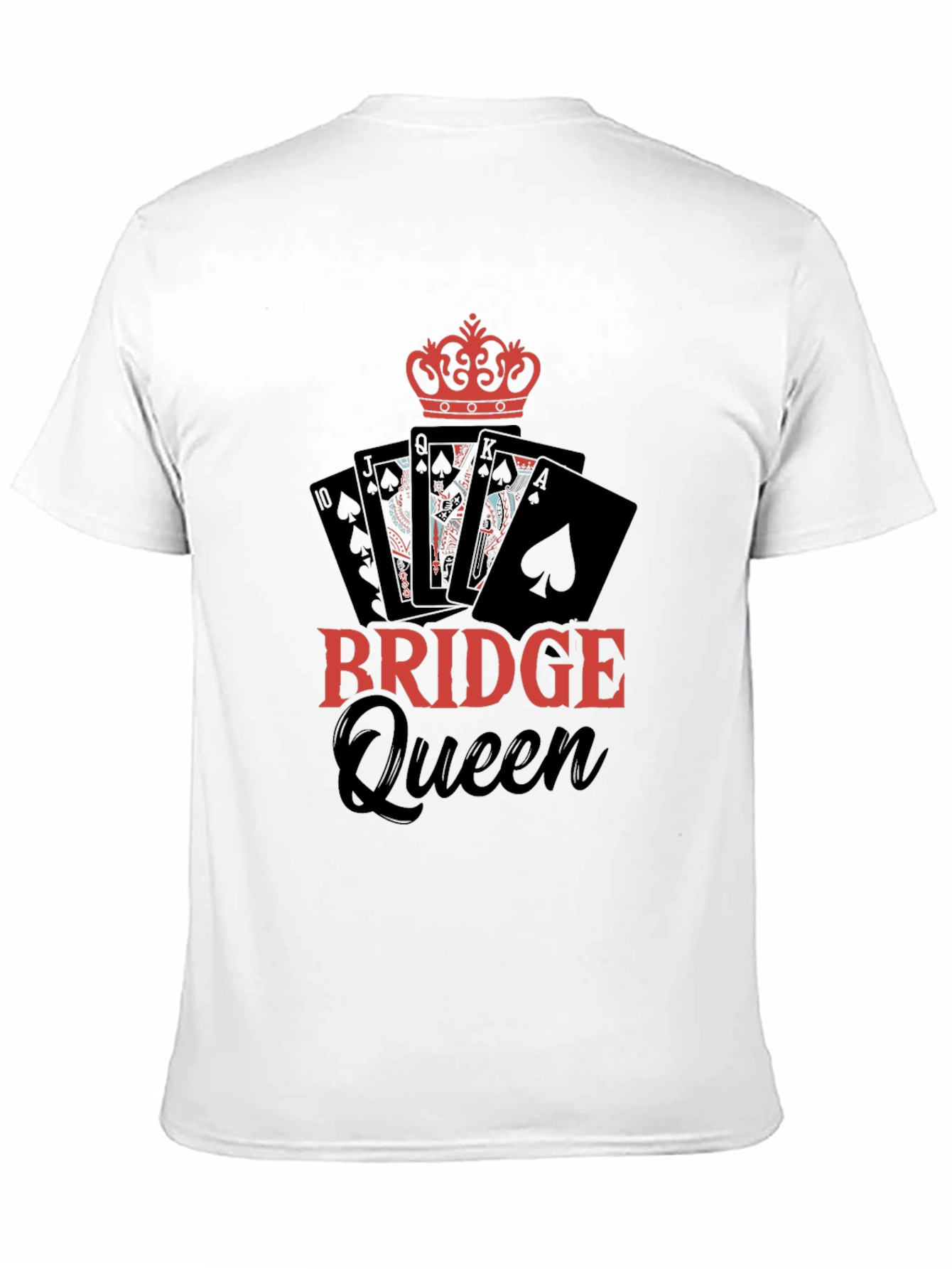 Bridge Queen T-Shirt - Card Game Apparel