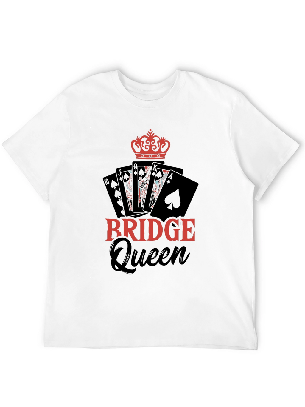 Bridge Queen T-Shirt - Card Game Apparel