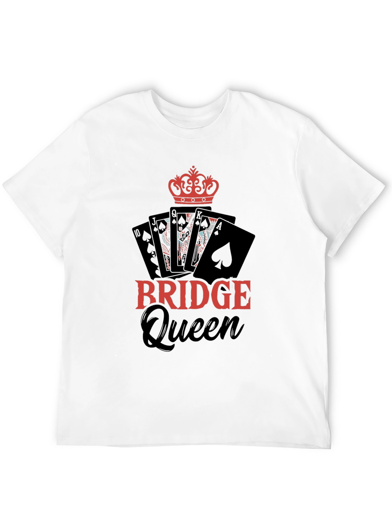 Bridge Queen T-Shirt - Card Game Apparel