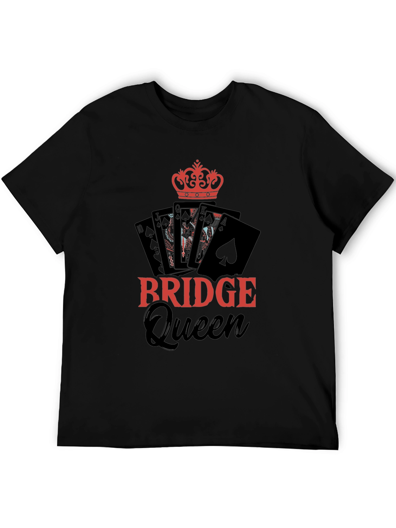 Bridge Queen T-Shirt - Card Game Apparel