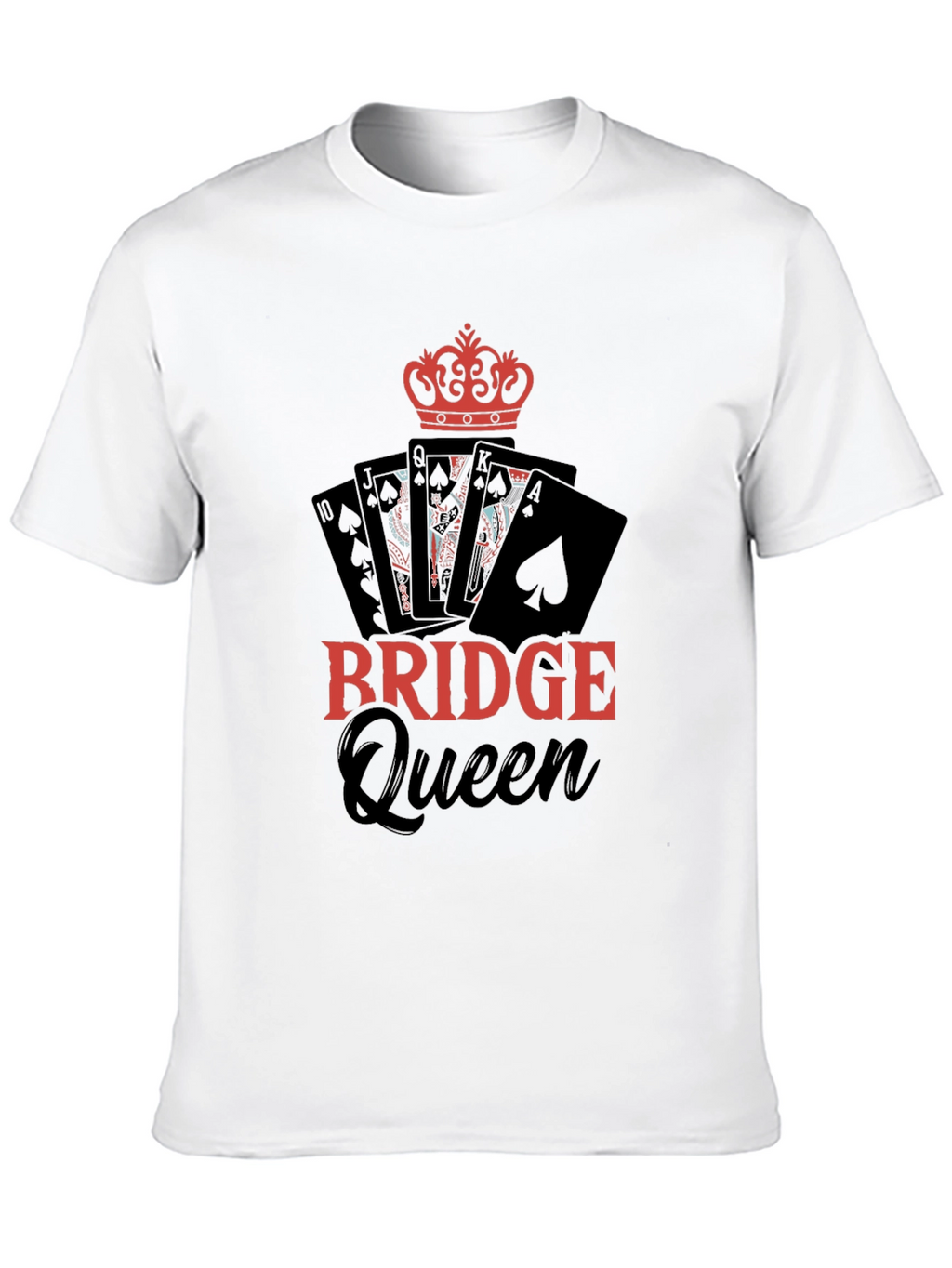 Bridge Queen T-Shirt - Card Game Apparel
