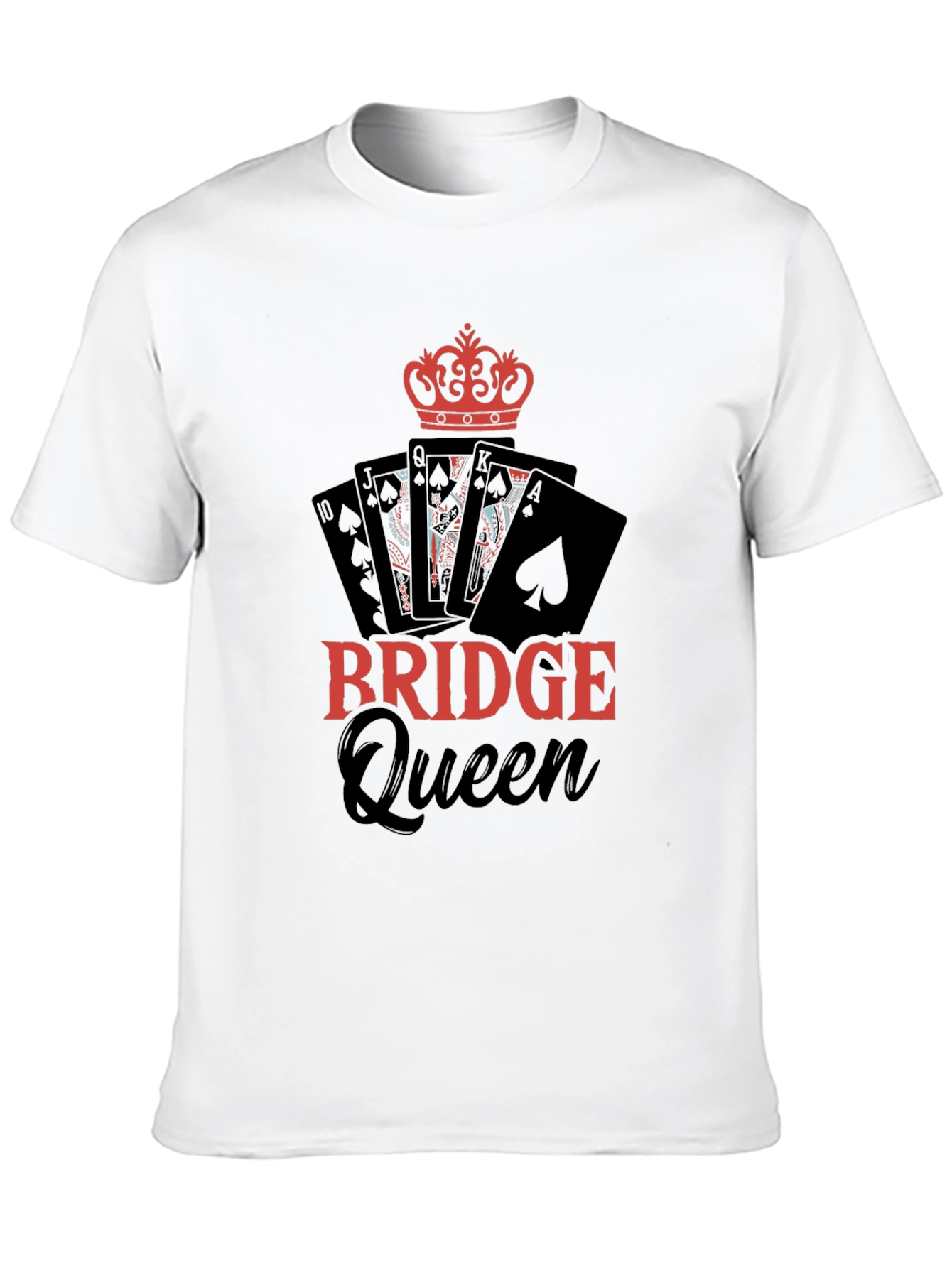 Bridge Queen T-Shirt - Card Game Apparel