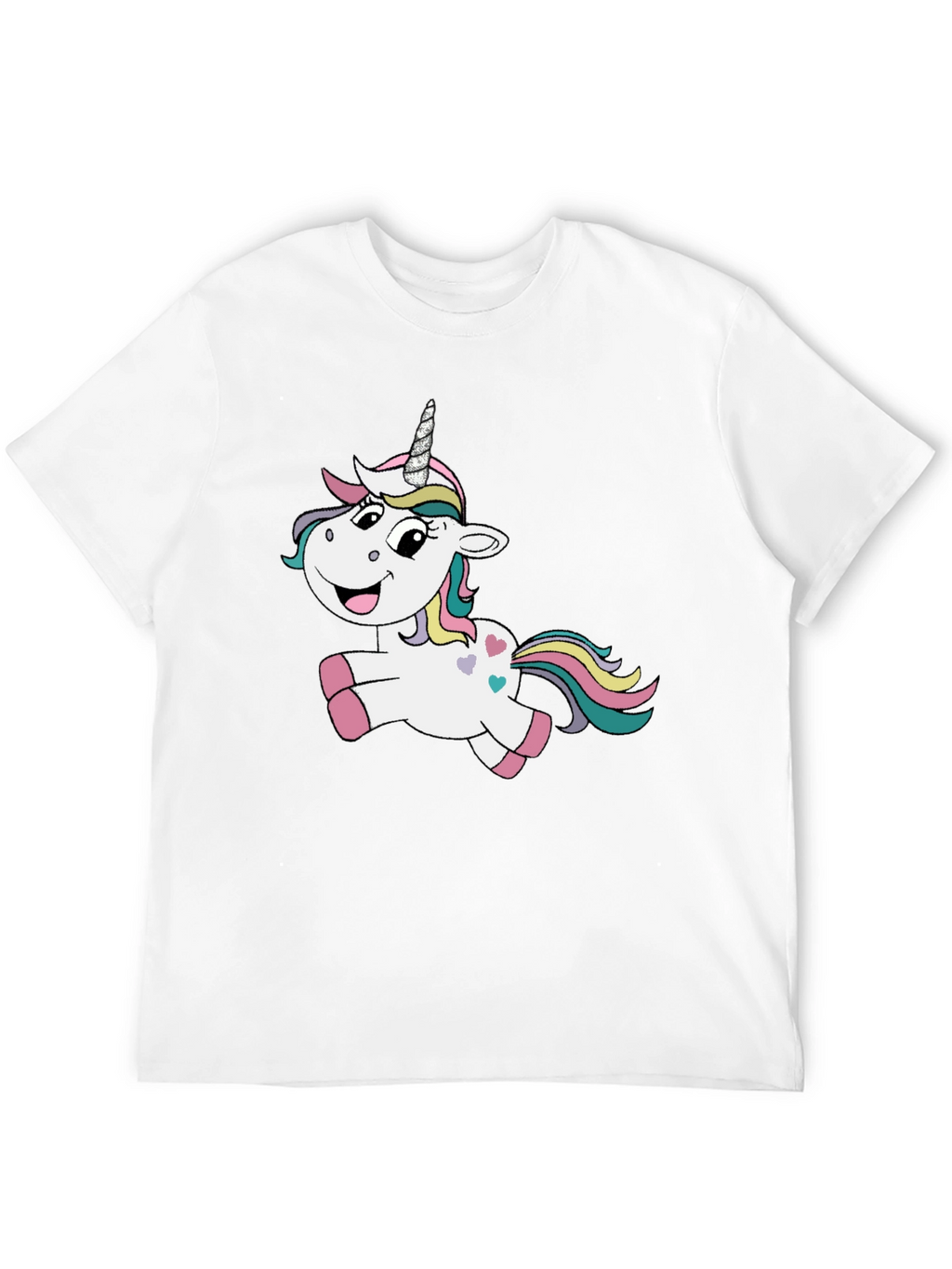 Unicorn Graphic Black T-Shirt