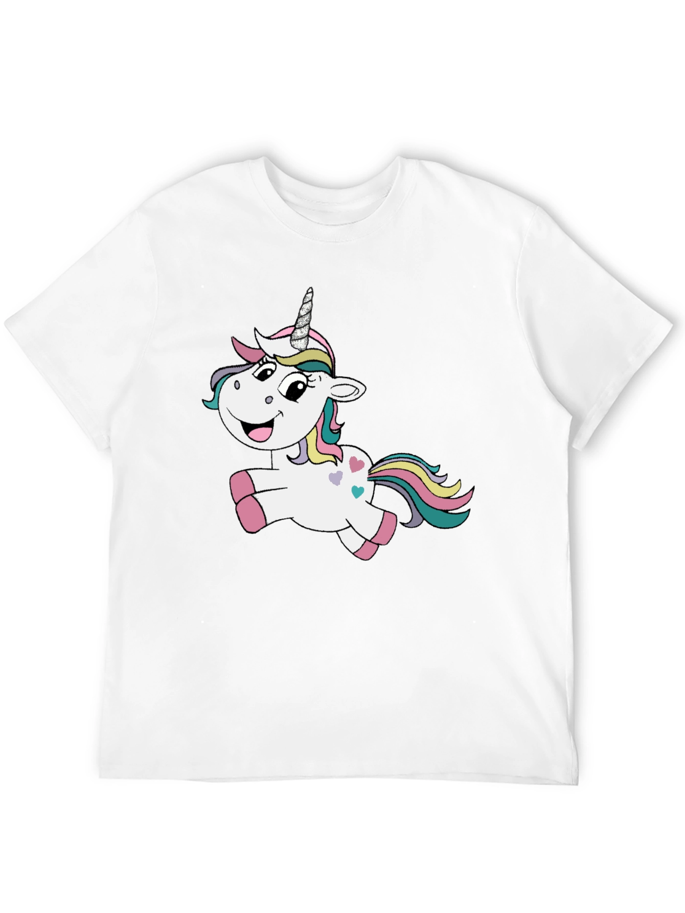 Unicorn Graphic Black T-Shirt