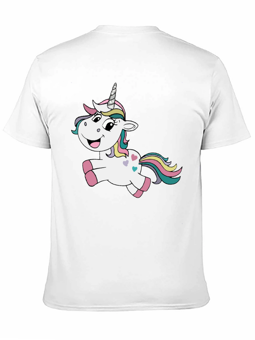 Unicorn Graphic Black T-Shirt