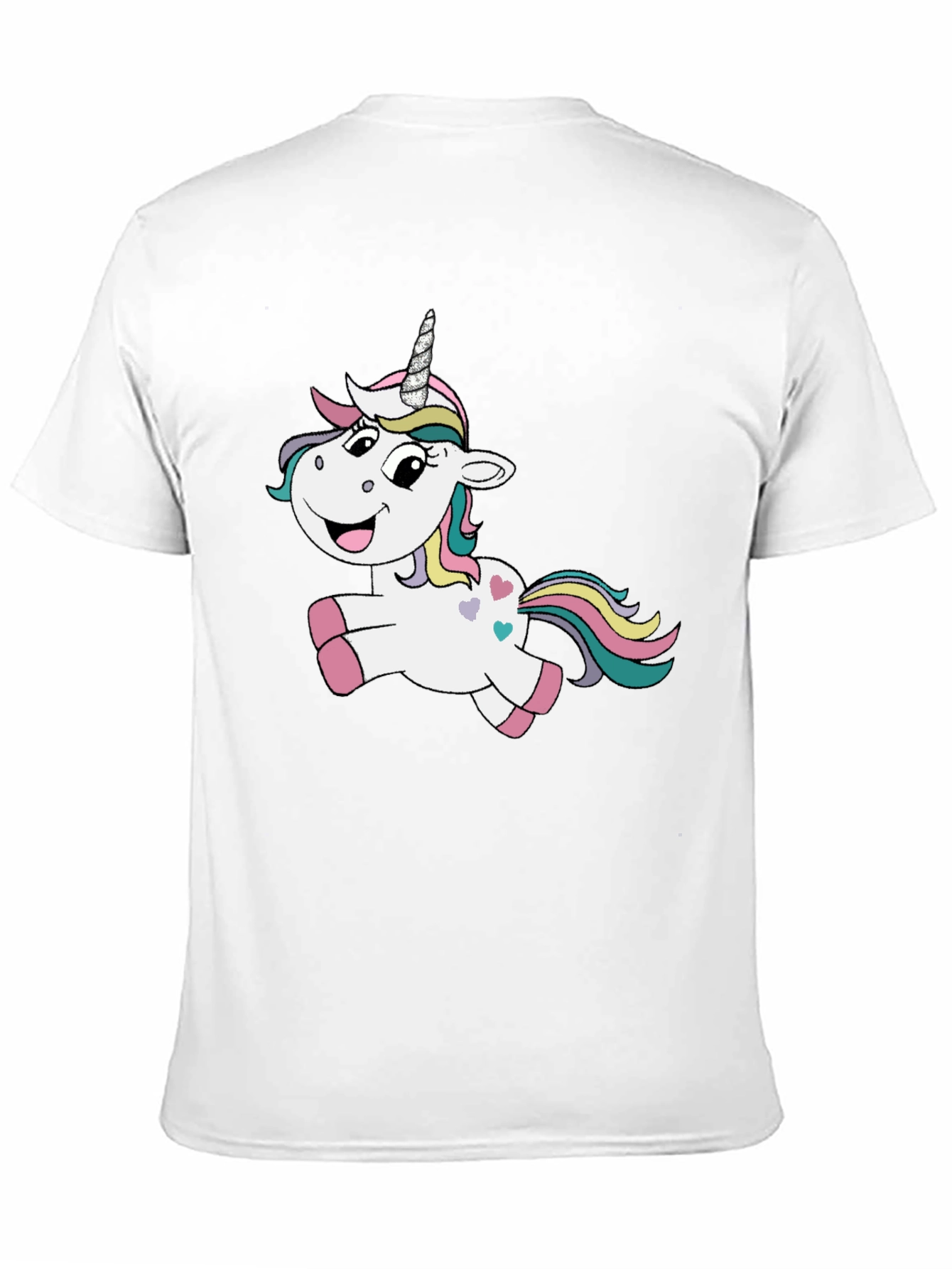 Unicorn Graphic Black T-Shirt