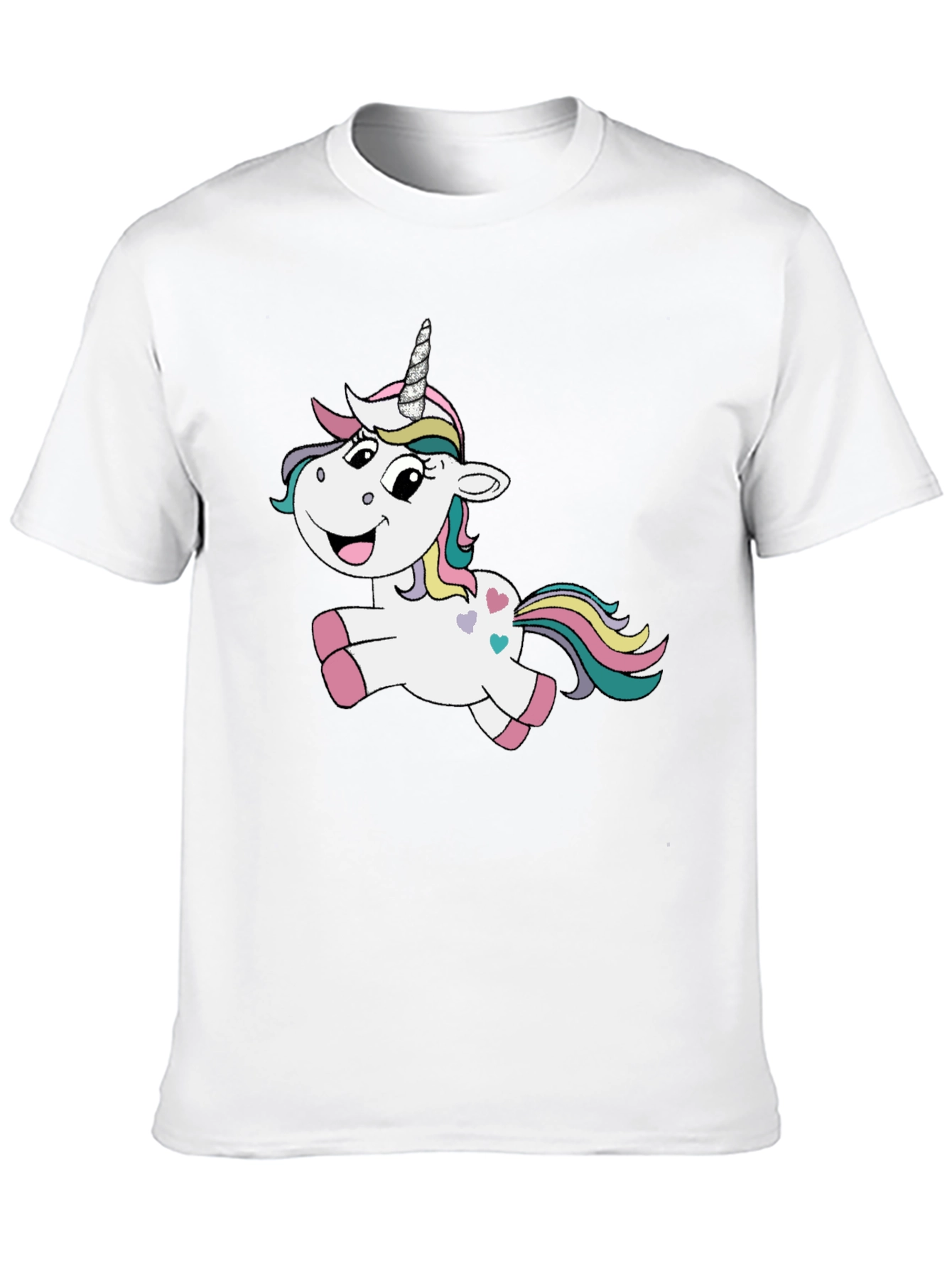 Unicorn Graphic Black T-Shirt