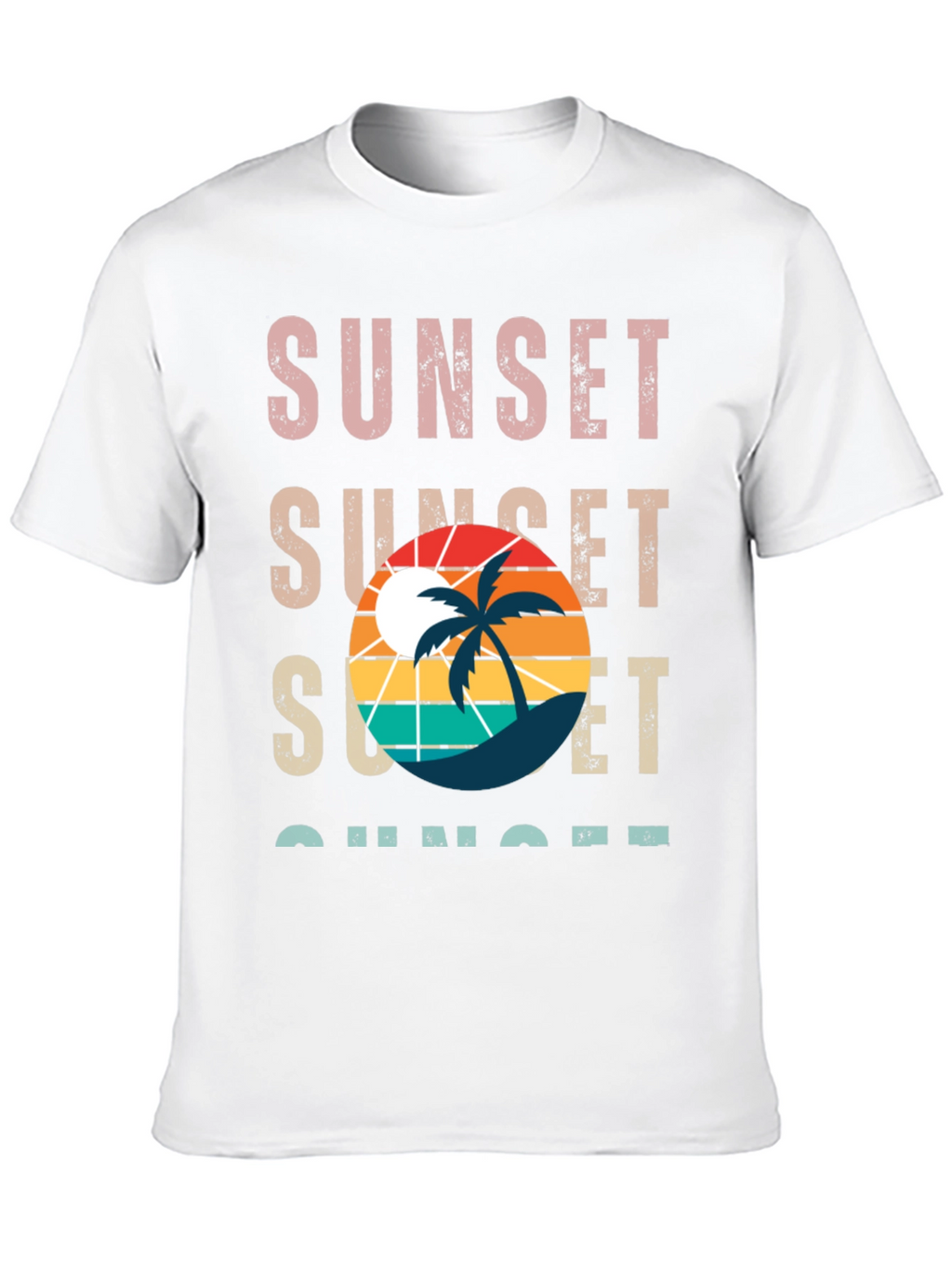 Sunset Palm Tree T-Shirt