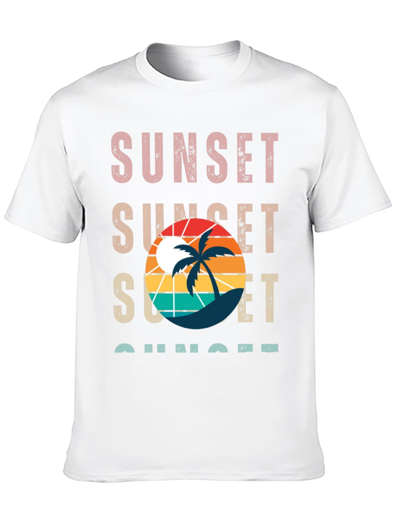 Sunset Palm Tree T-Shirt