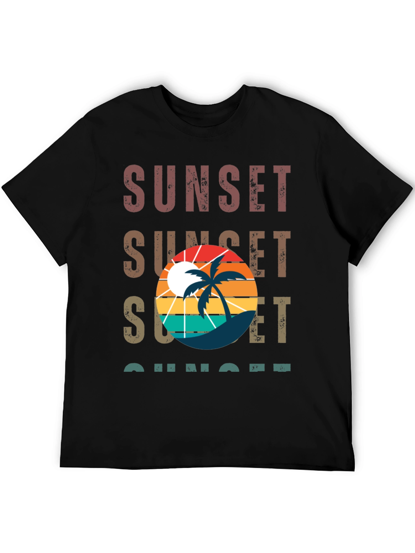 Sunset Palm Tree T-Shirt