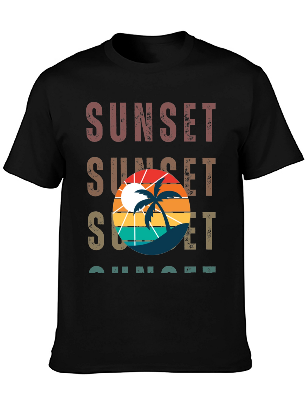 Sunset Palm Tree T-Shirt
