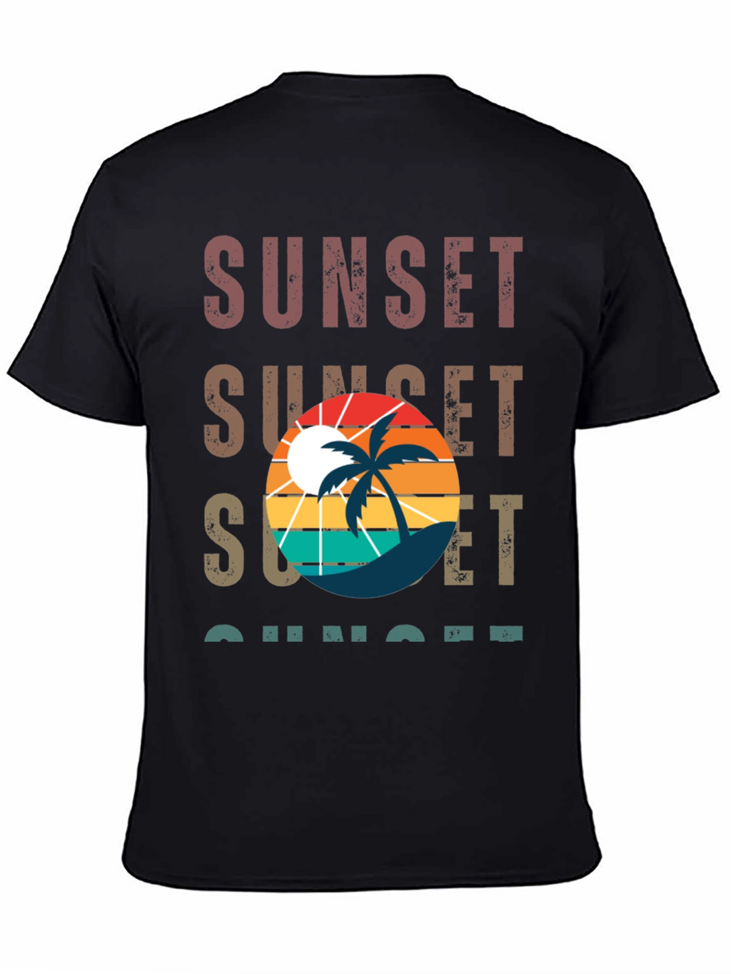 Sunset Palm Tree T-Shirt