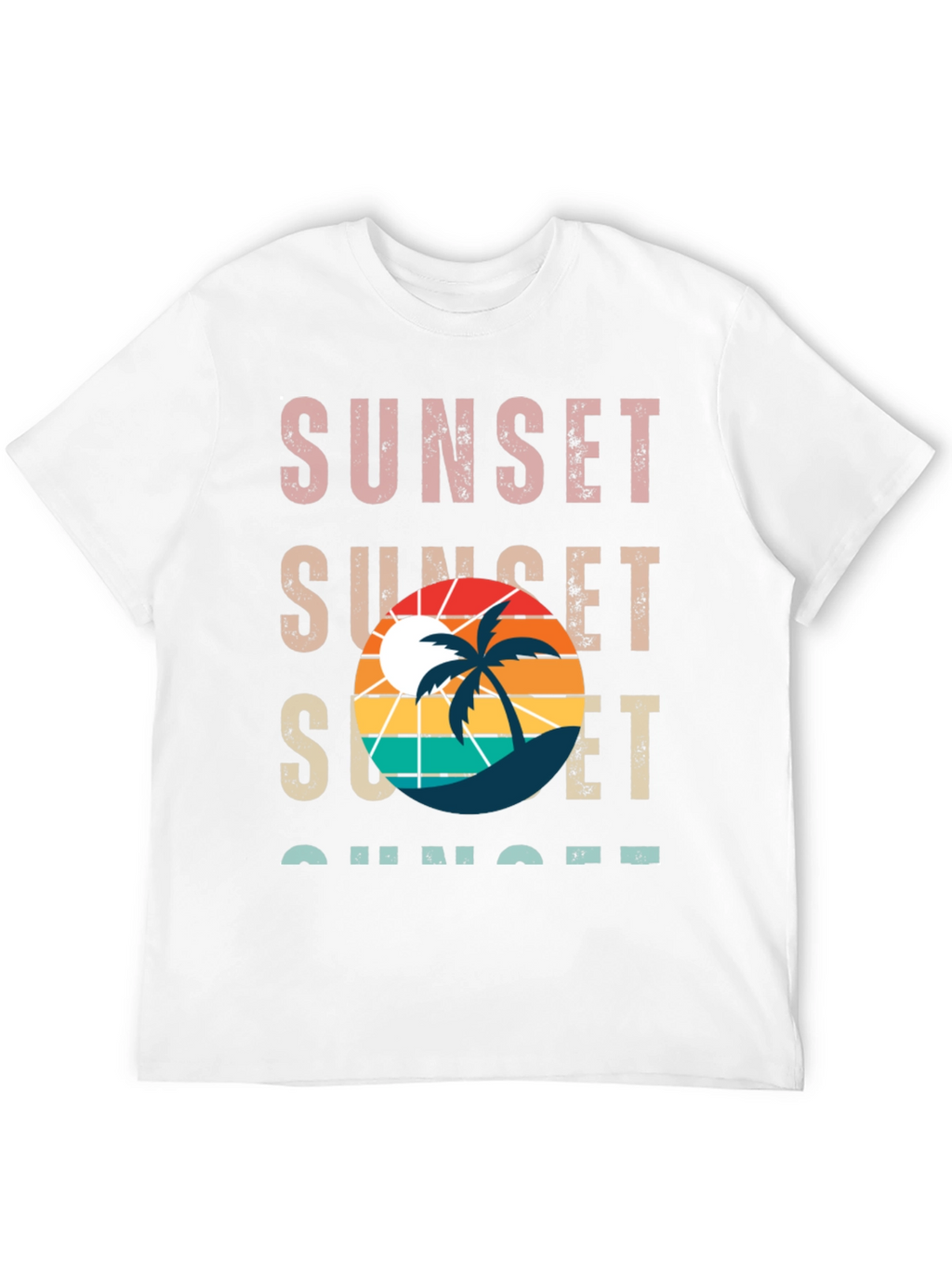 Sunset Palm Tree T-Shirt