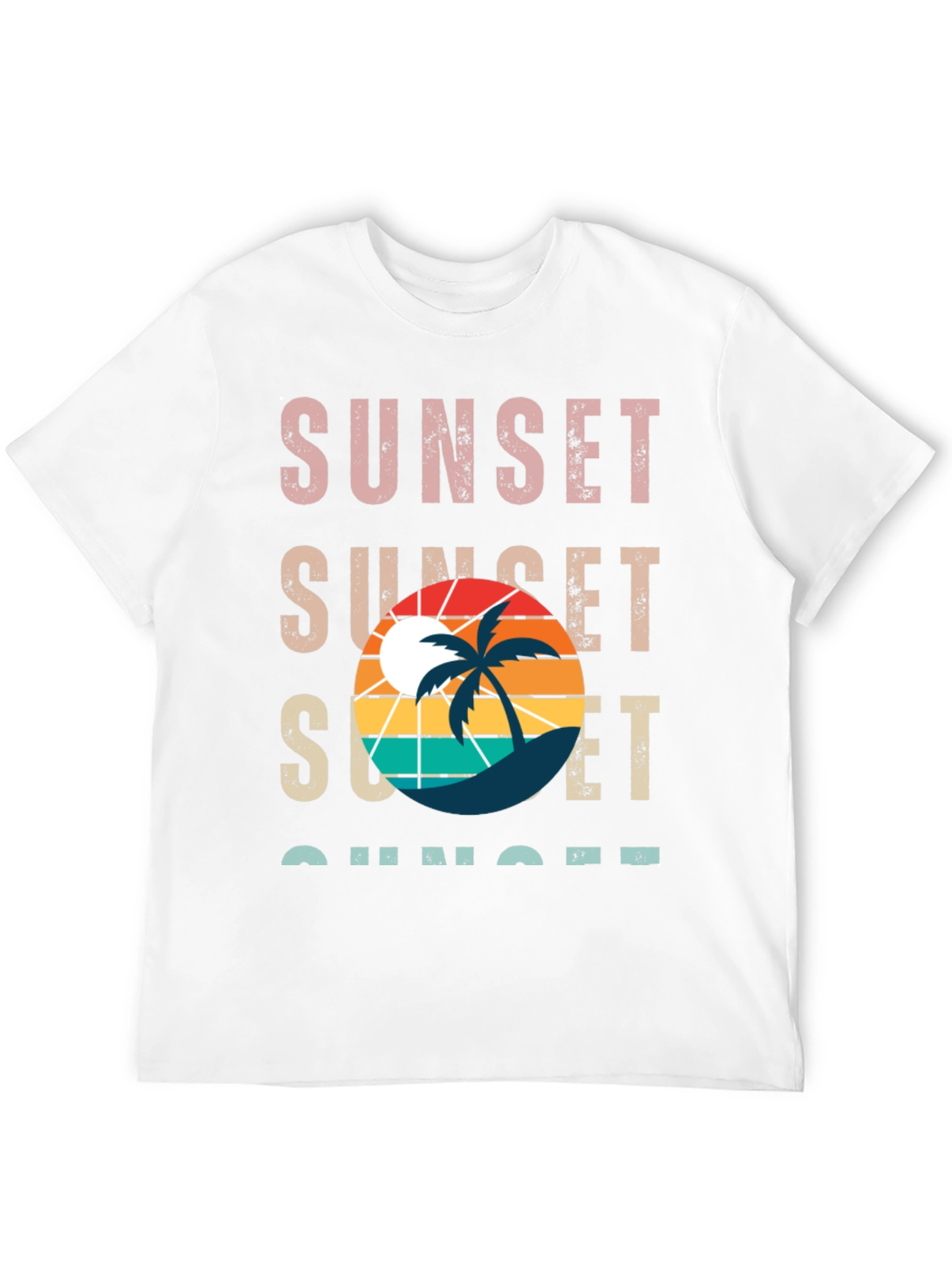 Sunset Palm Tree T-Shirt