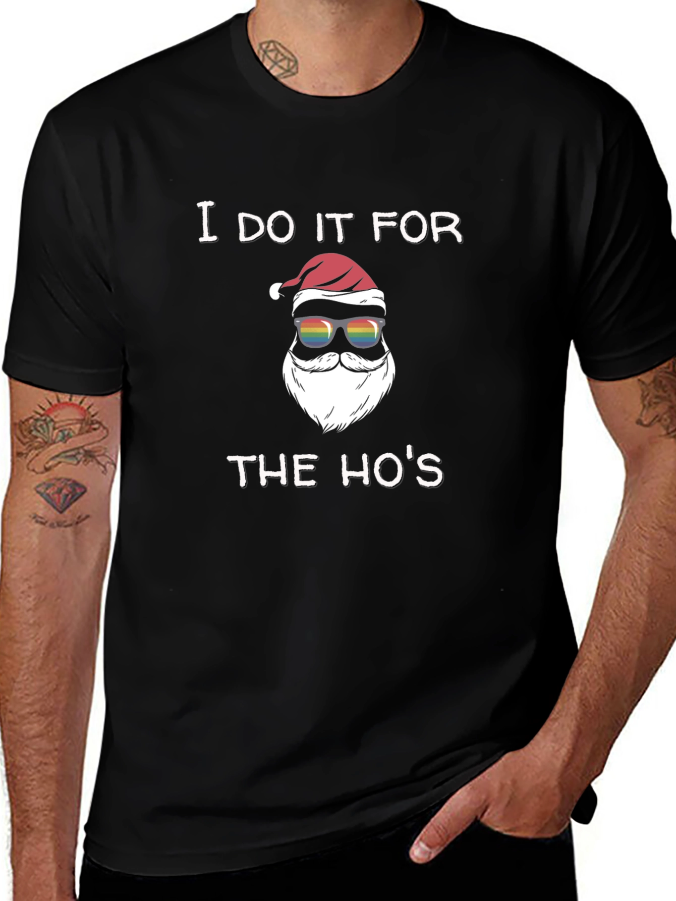 I Do It For The Hos Santa T-Shirt