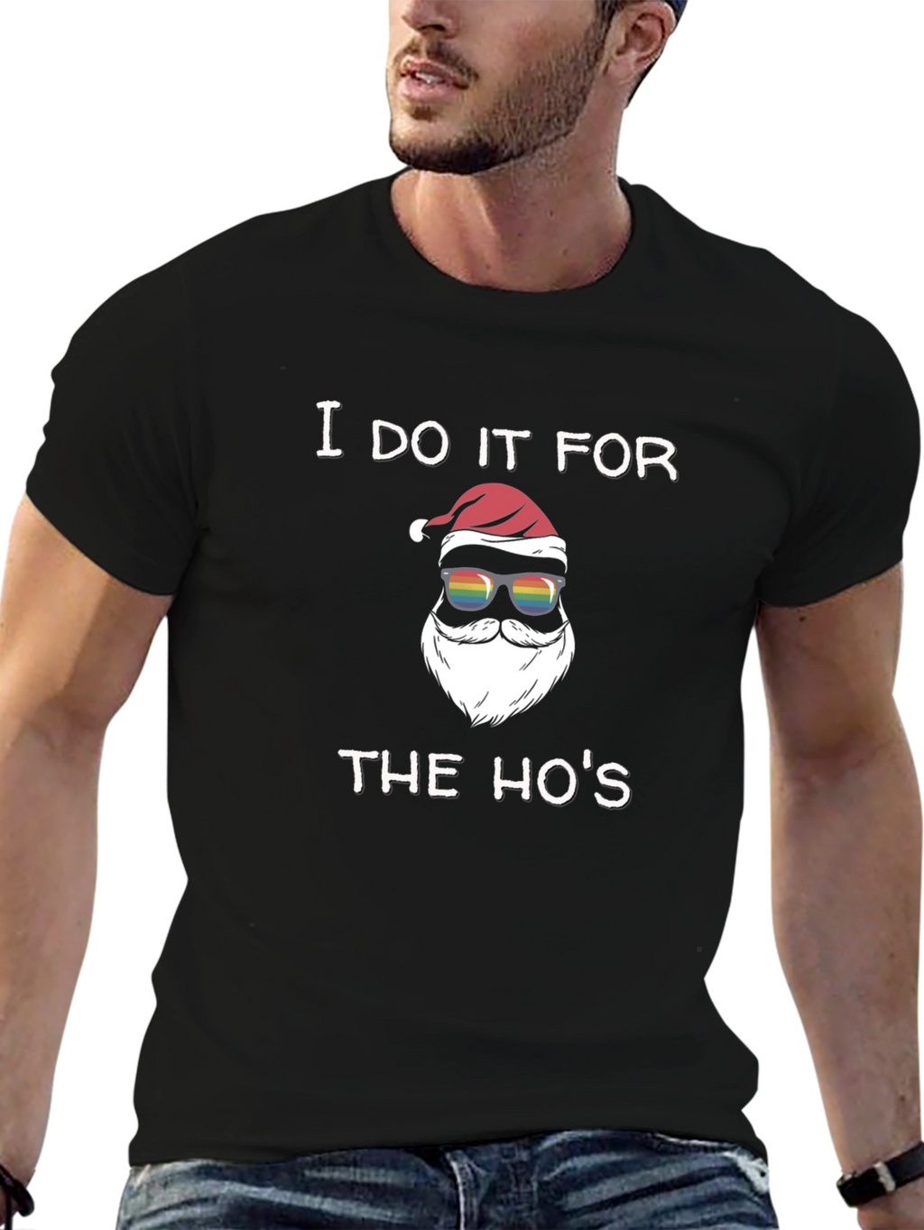 I Do It For The Hos Santa T-Shirt