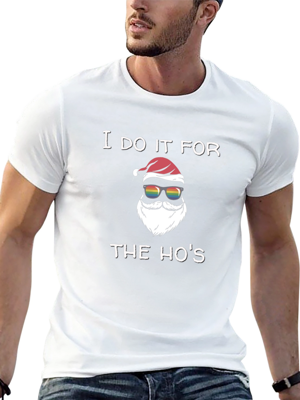 I Do It For The Hos Santa T-Shirt