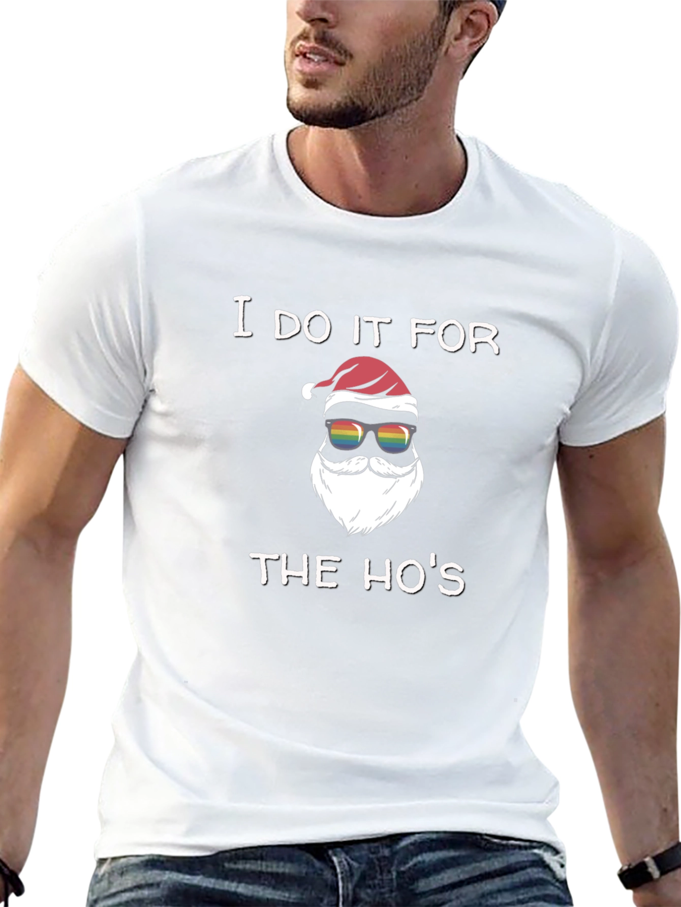 I Do It For The Hos Santa T-Shirt