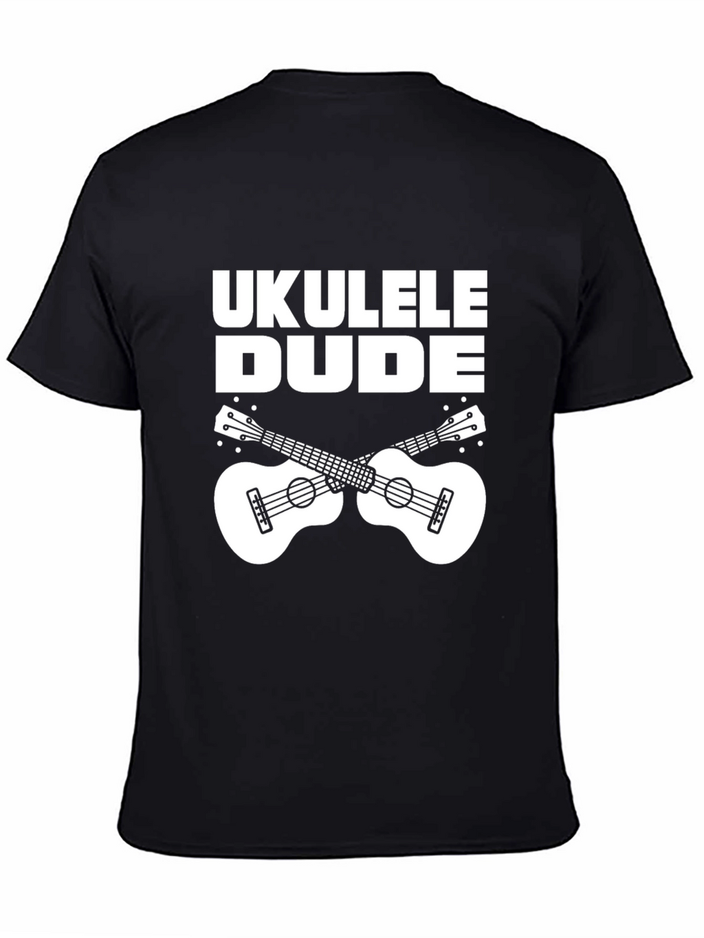 Ukulele Dude Black Graphic Tee Shirt