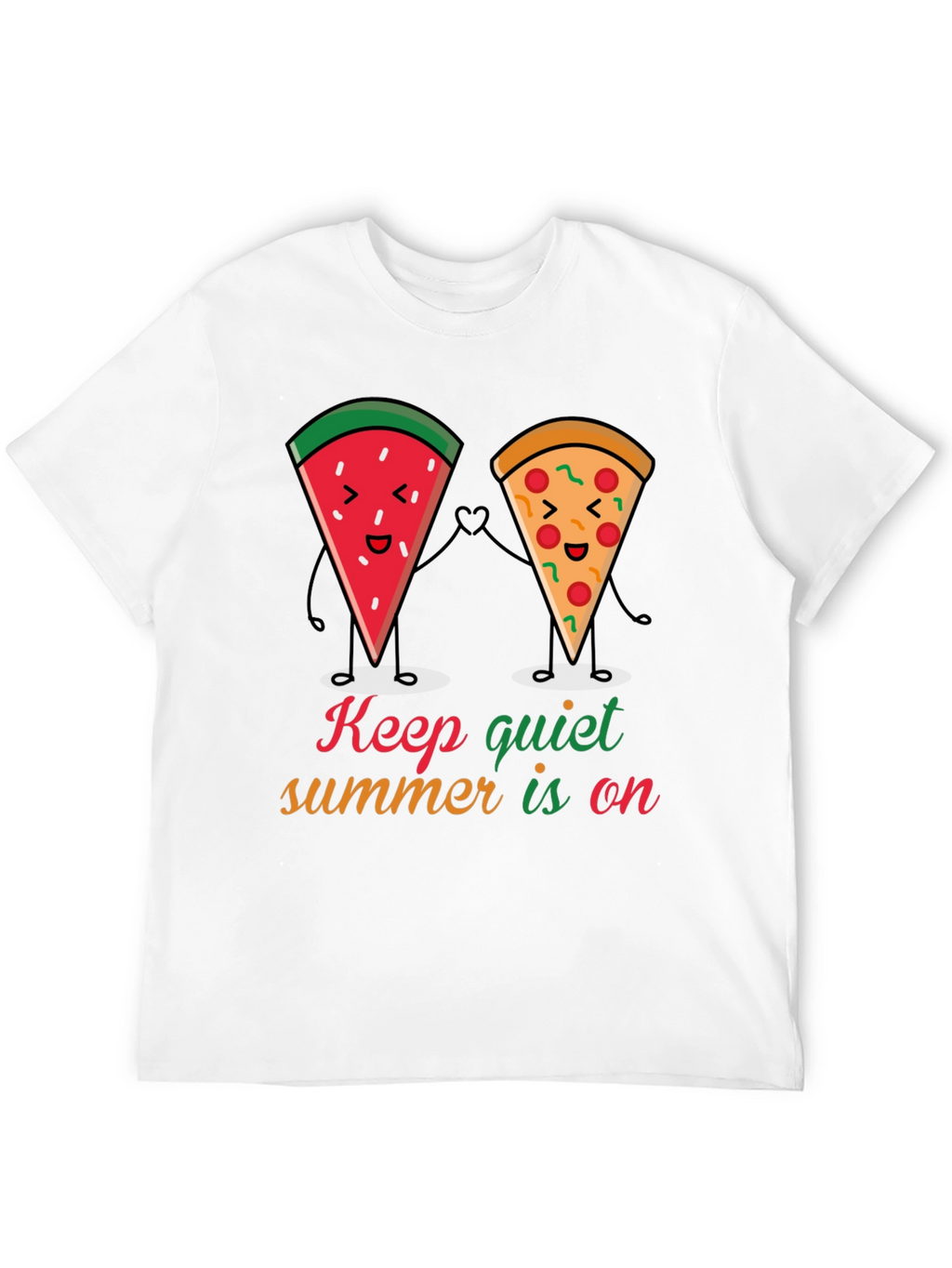 Summer Fun T-Shirt: Watermelon & Pizza Pals
