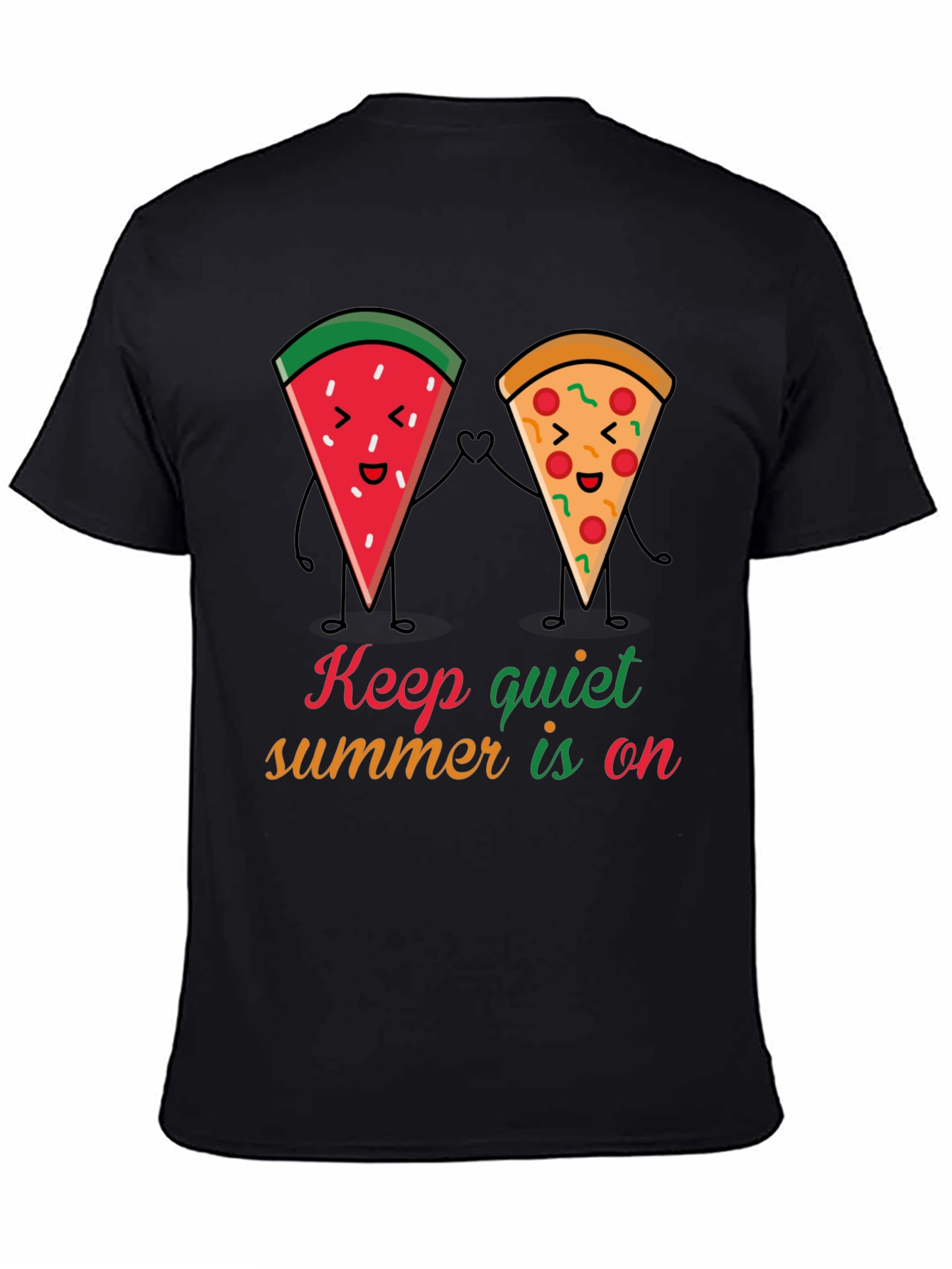 Summer Fun T-Shirt: Watermelon & Pizza Pals