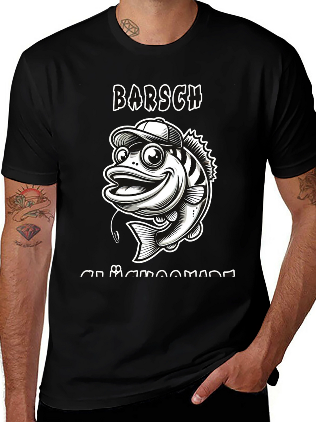 Funny Fish T-Shirt - Barsch Design