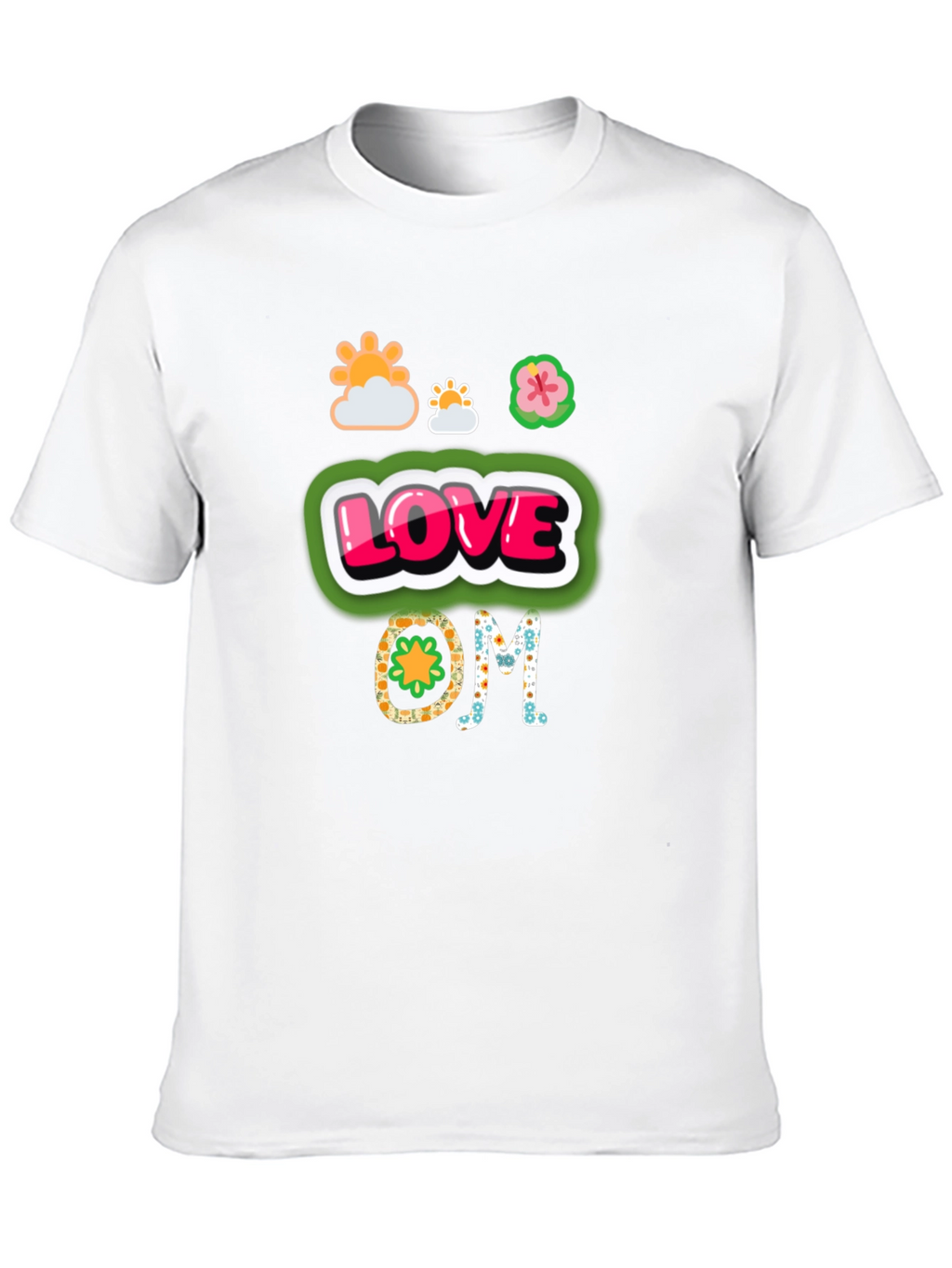 Love OM Graphic Tee - Black