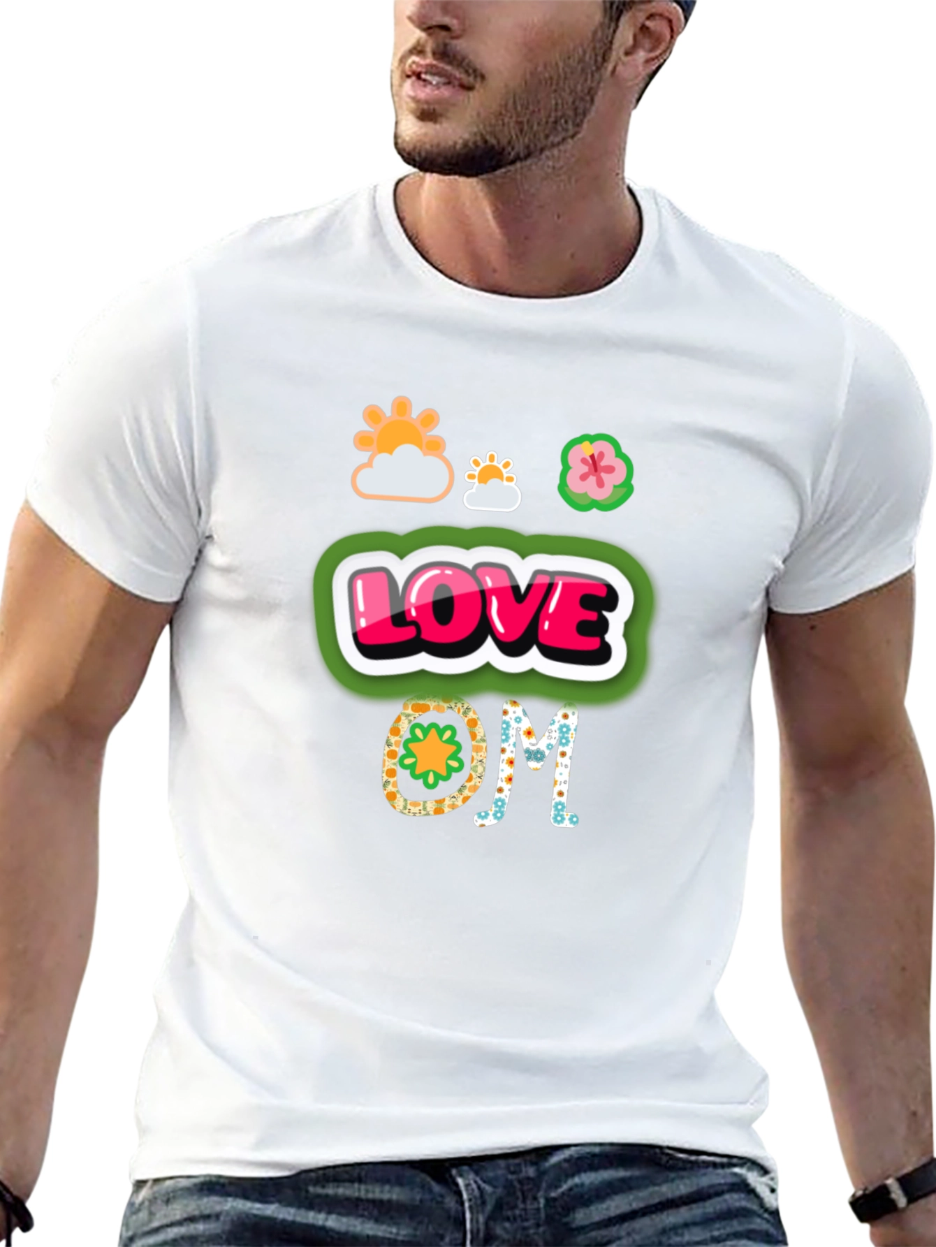 Love OM Graphic Tee - Black