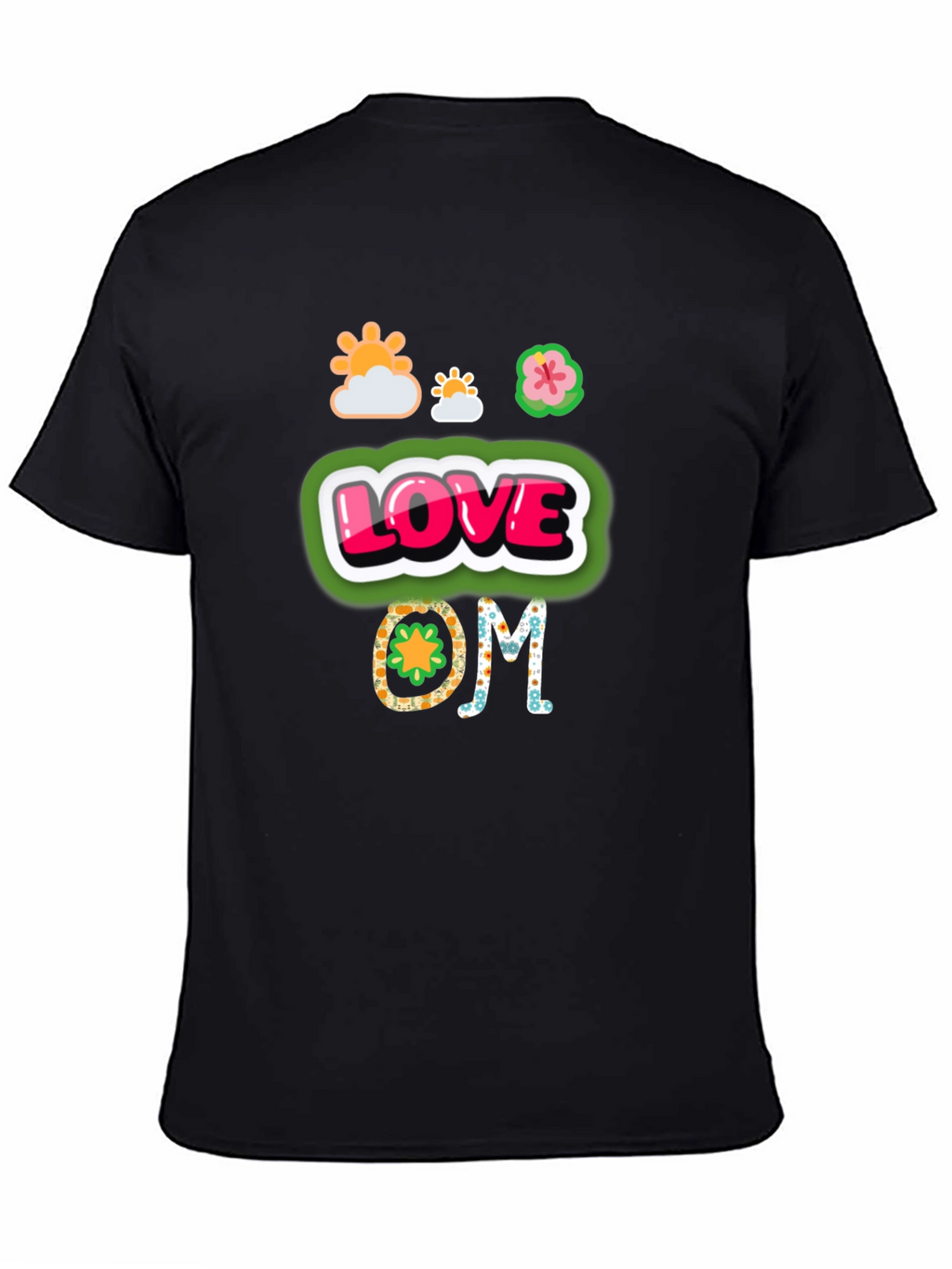 Love OM Graphic Tee - Black