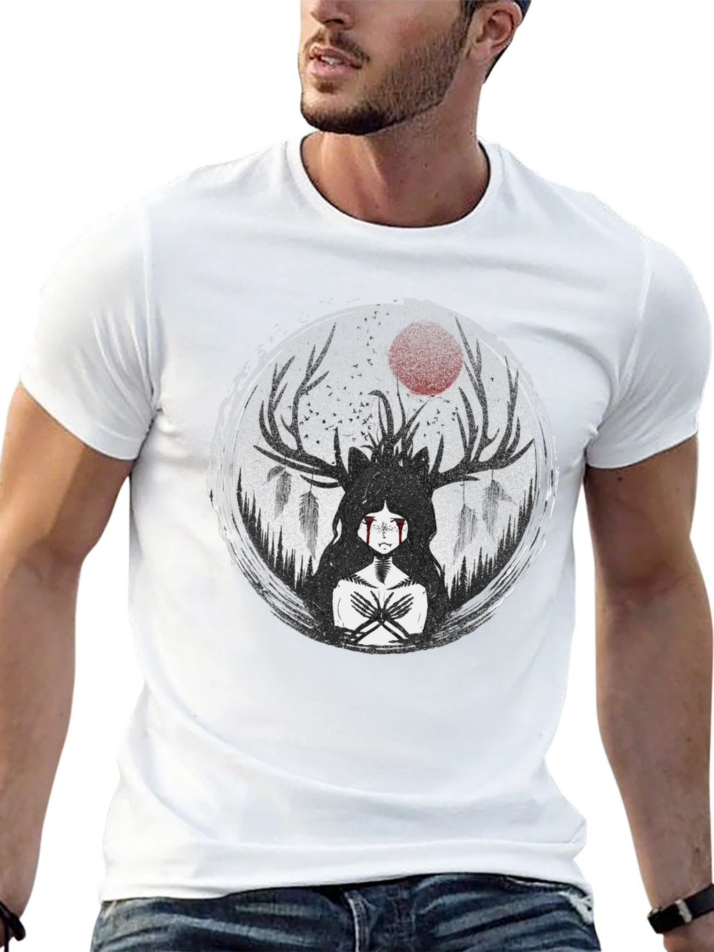 Creepy Forest Spirit T-Shirt